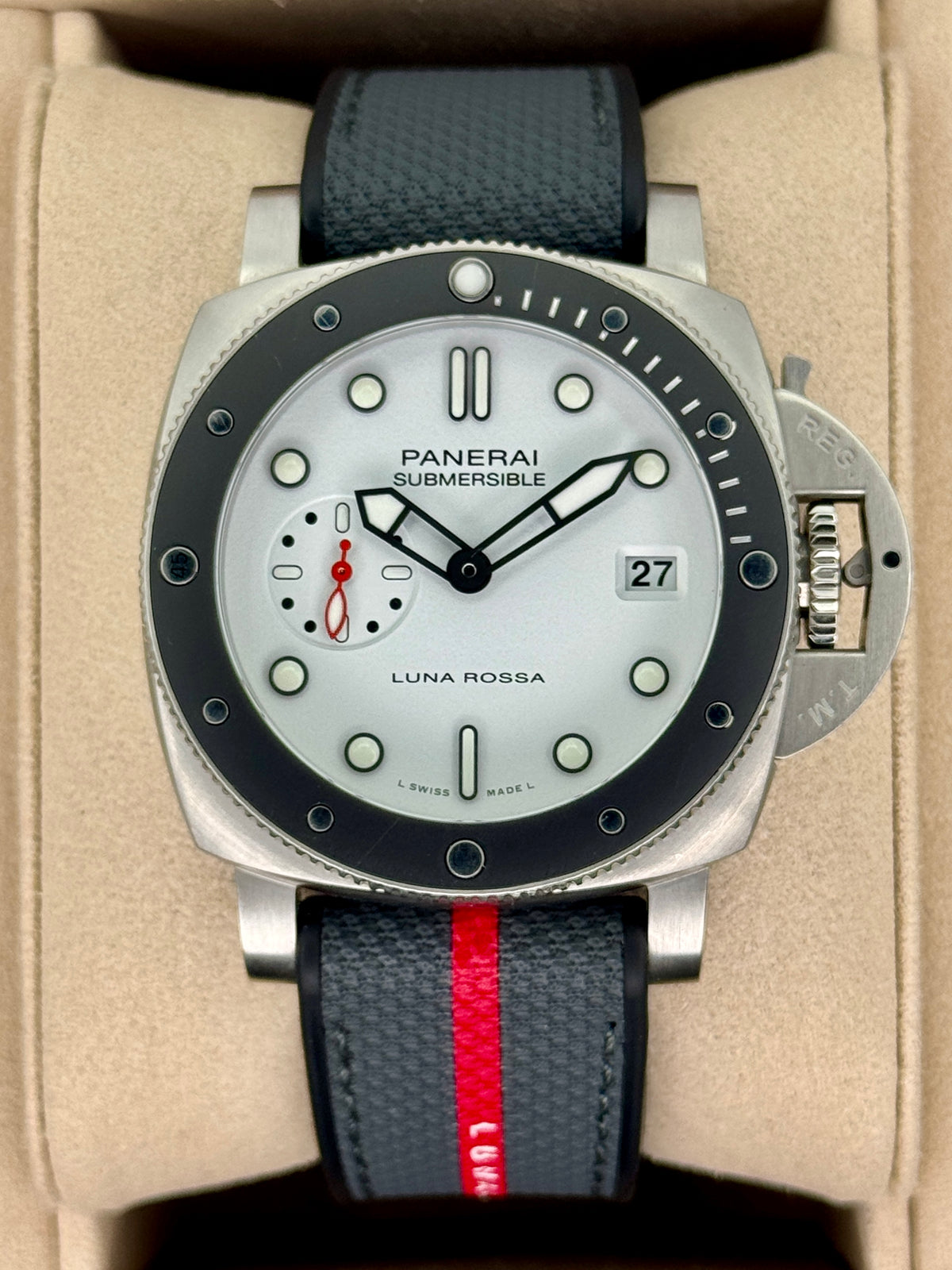 2025 Panerai Luminor Submersible 42mm PAM01579 Stainless Steel White Dial - MyWatchLLC