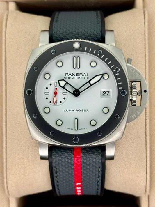 2025 Panerai Luminor Submersible 42mm PAM01579 Stainless Steel White Dial - MyWatchLLC