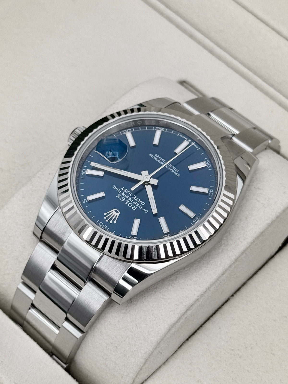 NEW 2026 Rolex Datejust 41mm 126334 Stainless Steel Oyster Blue Dial - MyWatchLLC