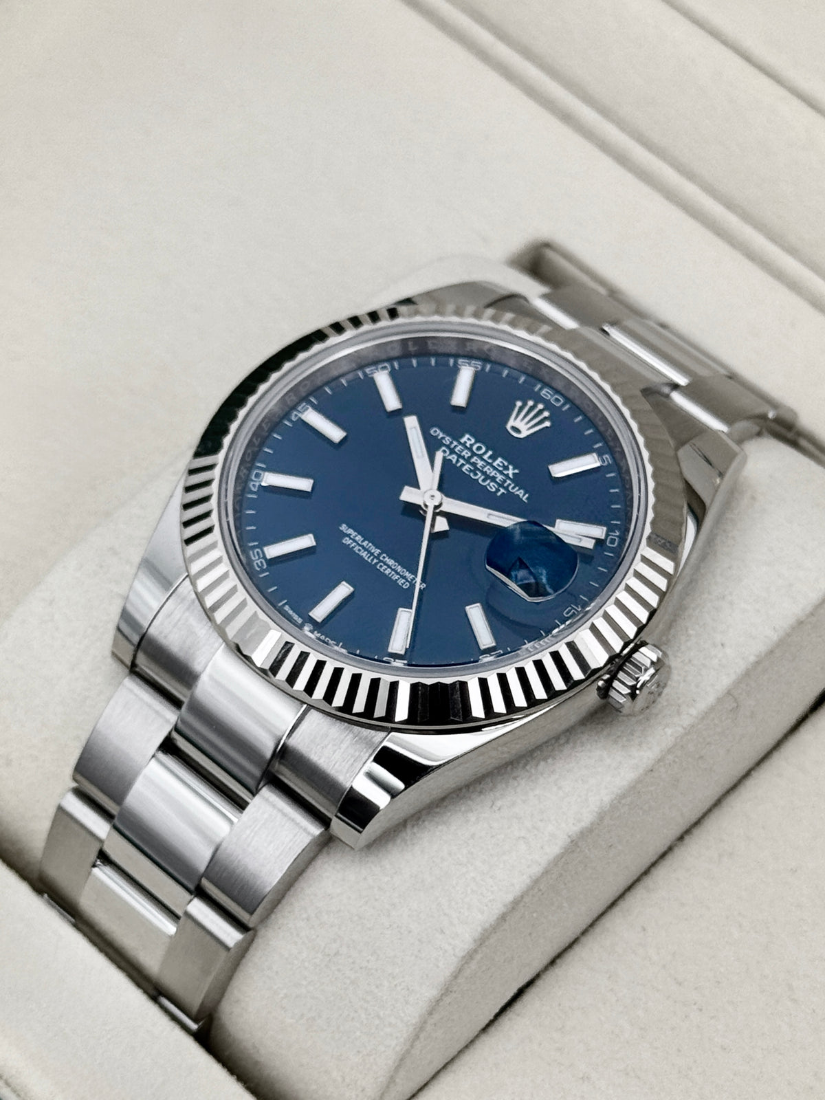 NEW 2026 Rolex Datejust 41mm 126334 Stainless Steel Oyster Blue Dial - MyWatchLLC
