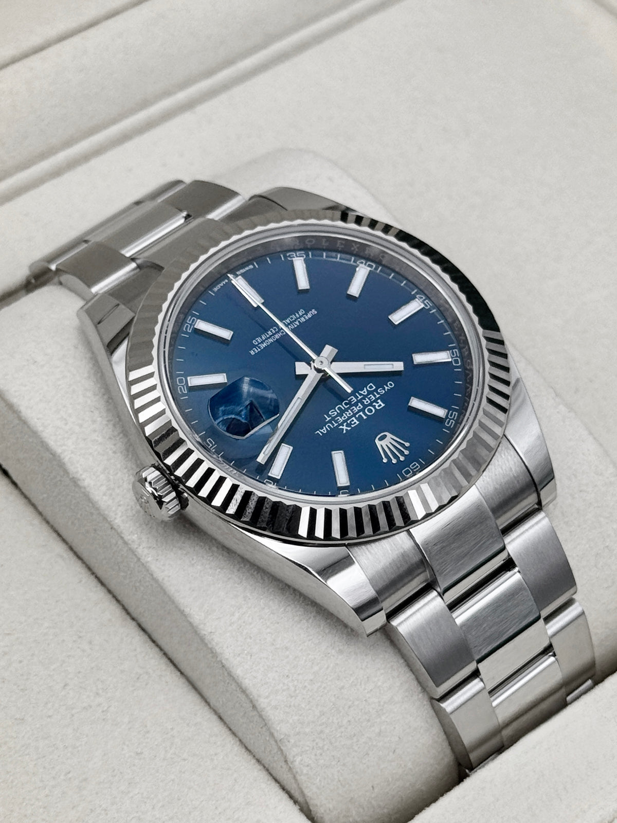NEW 2026 Rolex Datejust 41mm 126334 Stainless Steel Oyster Blue Dial - MyWatchLLC