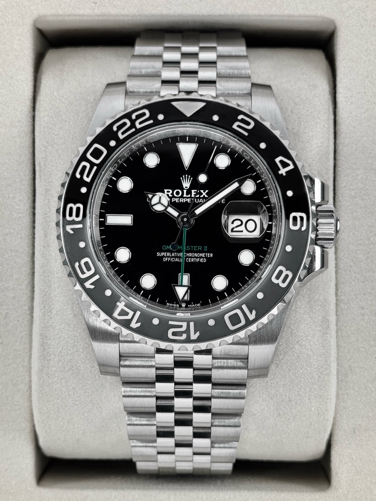 2026 Rolex GMT-Master II "Bruce Wayne" 40mm 126710GRNR Jubilee - MyWatchLLC