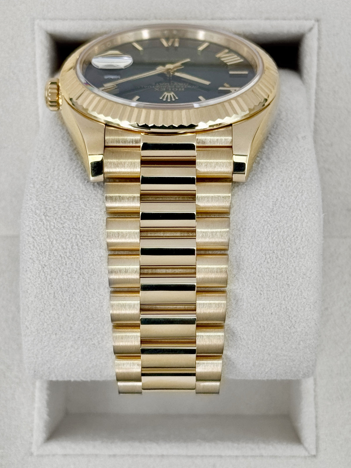 2024 Rolex Day-Date 40mm 228238 Presidential Green Ombre Dial - MyWatchLLC