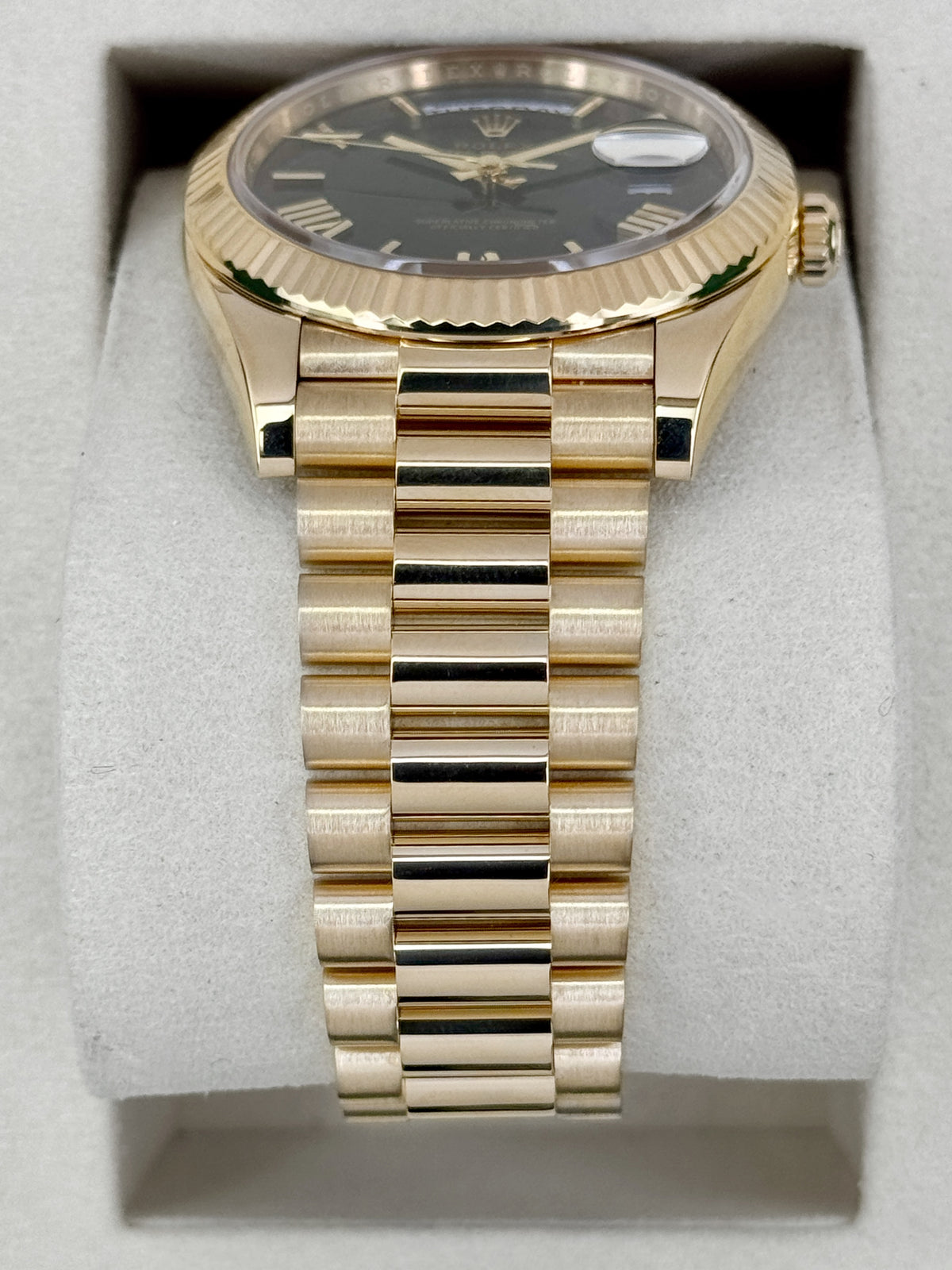 2025 Rolex Day-Date 40mm 228238 Presidential Green Ombre Dial - MyWatchLLC