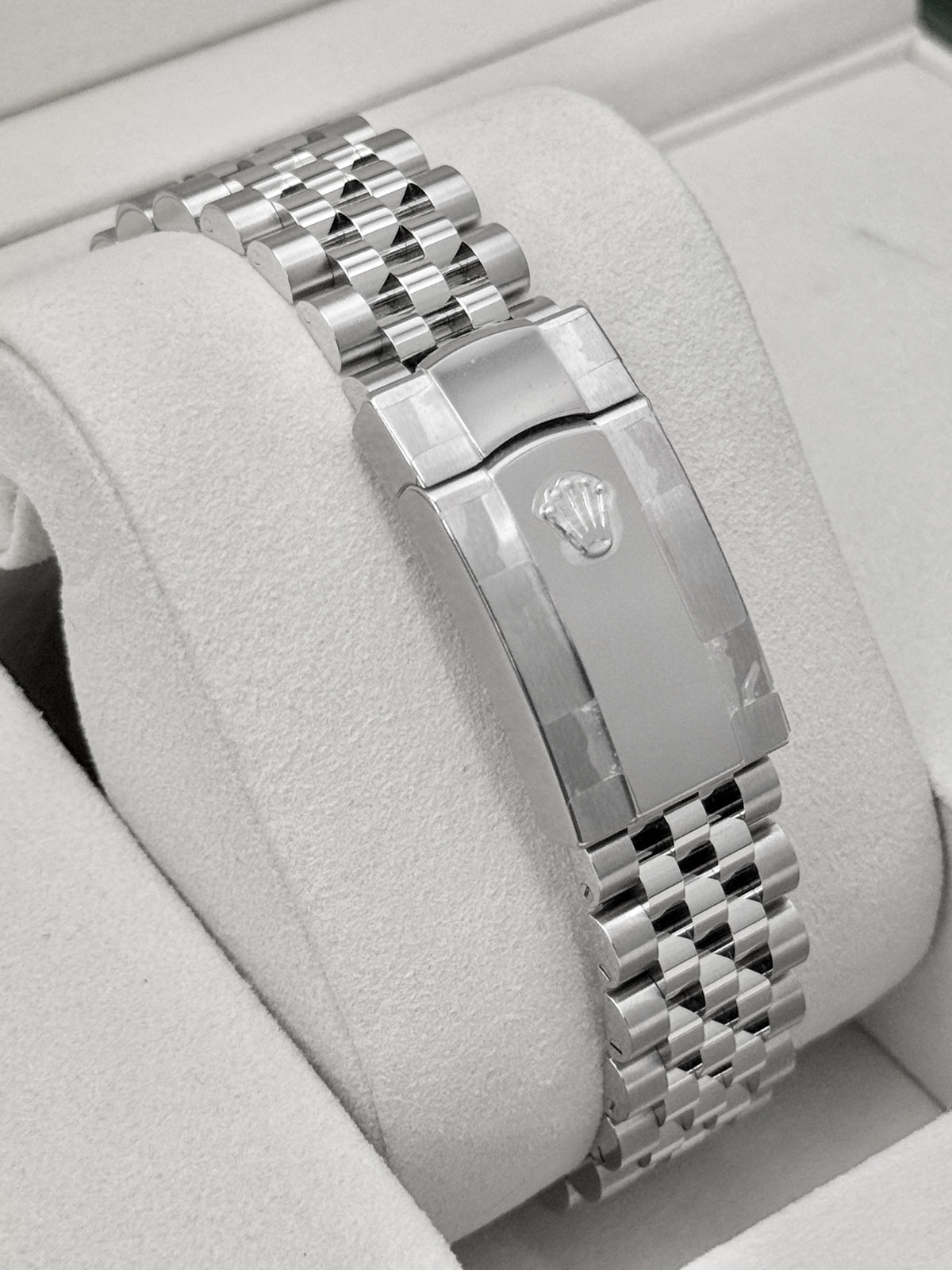 NEW 2026 Rolex Datejust 41mm 126334 Stainless Steel Jubilee White Roman Numeral Dial (STICKERED) - MyWatchLLC