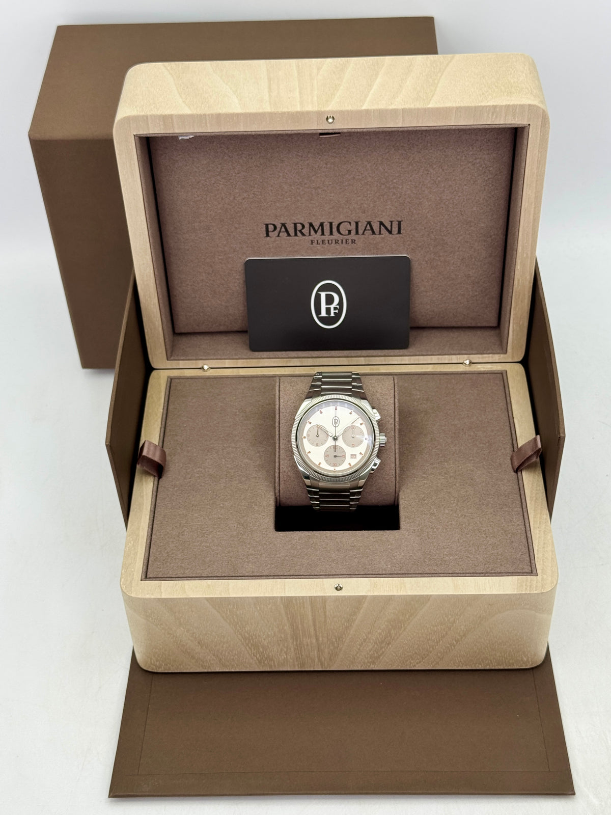 2026 Parmigiani Fleurier Tonda Pf Sport Chronograph 42mm PFS931 Silver Dial - MyWatchLLC