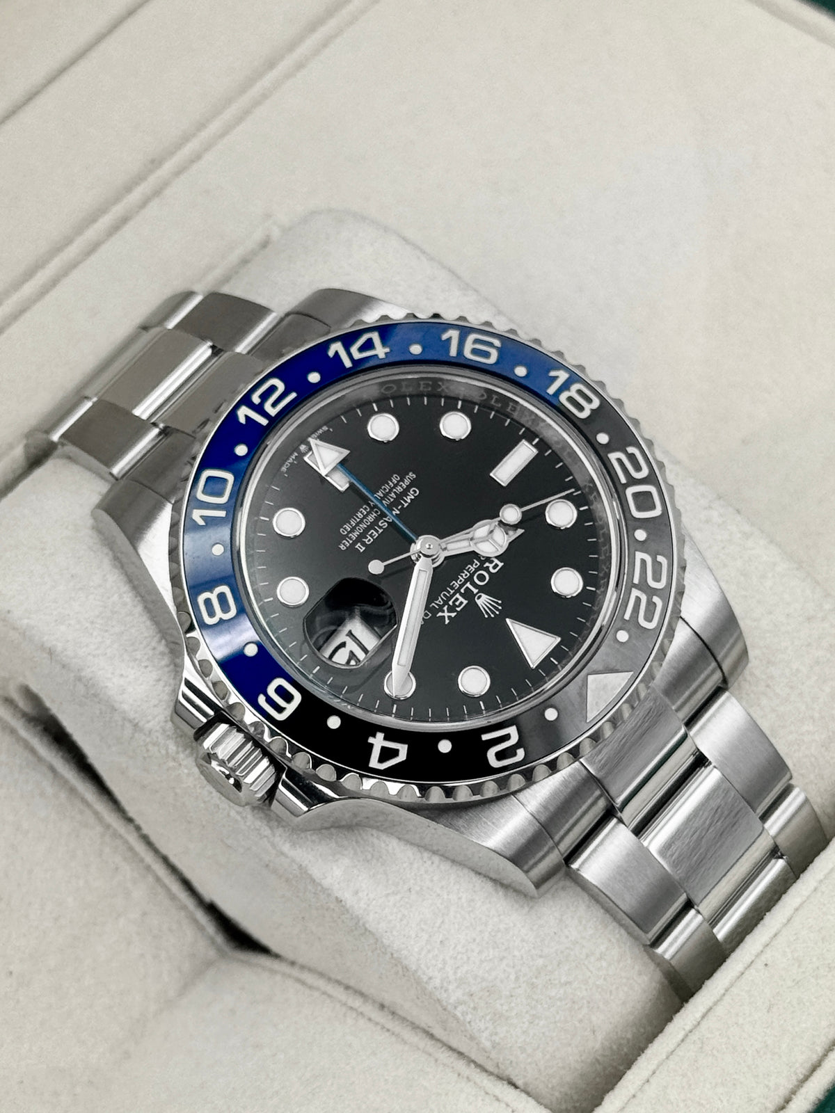 2023 Rolex GMT-Master II Batman 40mm 126710BLNR Oyster - MyWatchLLC