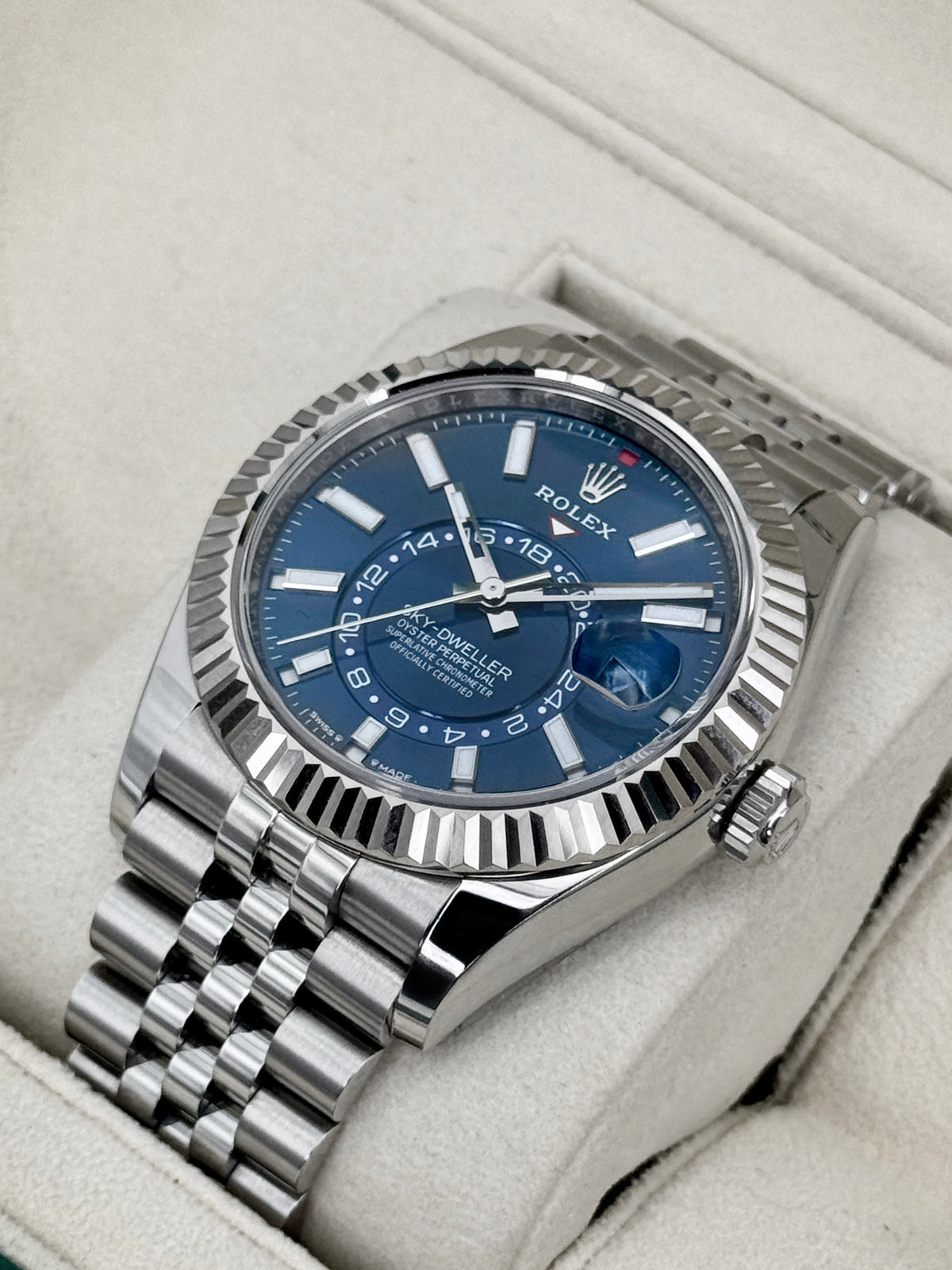 2024 Rolex Sky-Dweller 42mm 336934 Jubilee Blue Dial - MyWatchLLC