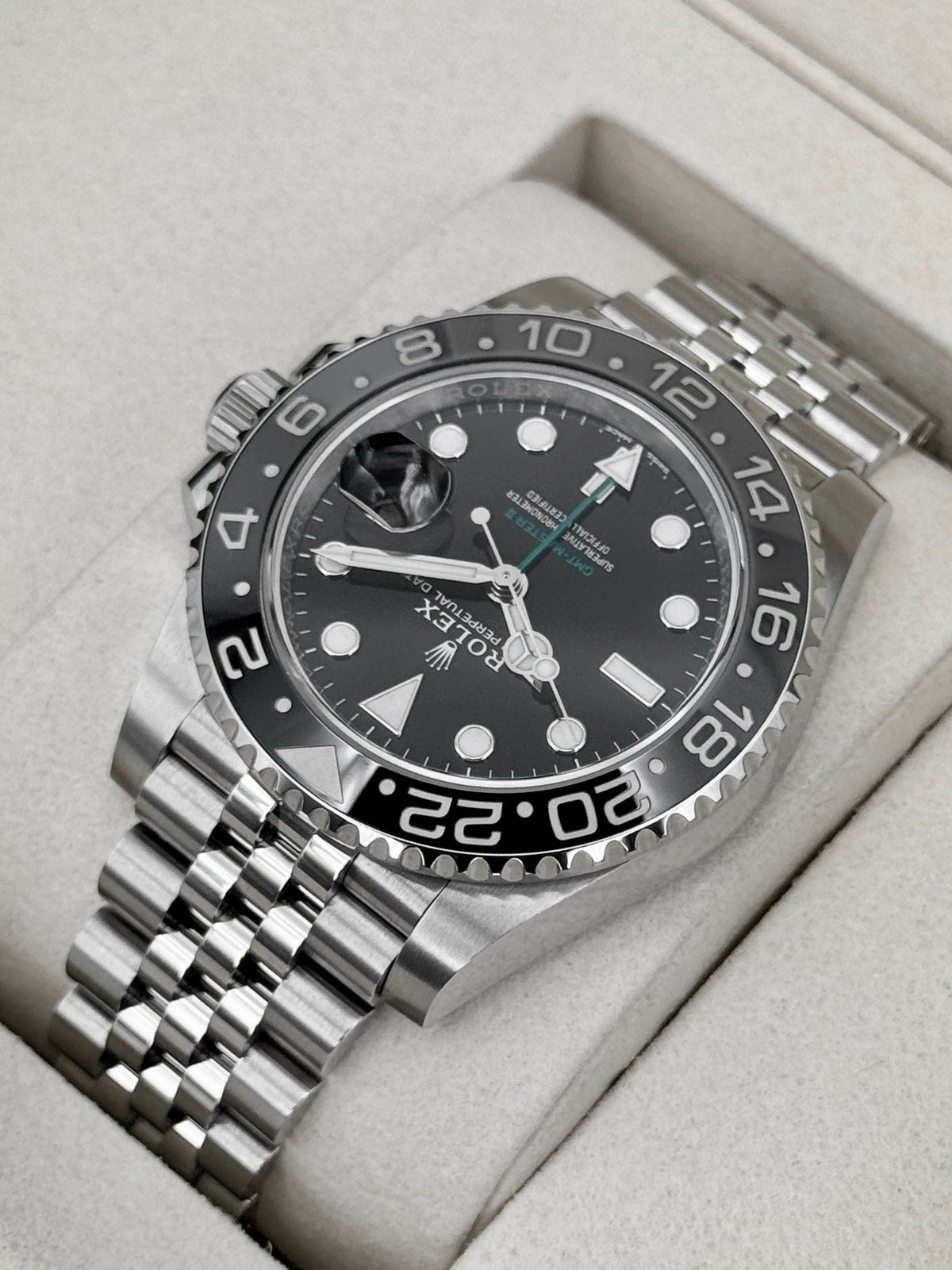 NEW 2026 Rolex GMT-Master II Bruce Wayne 40mm 126710GRNR Jubilee - MyWatchLLC