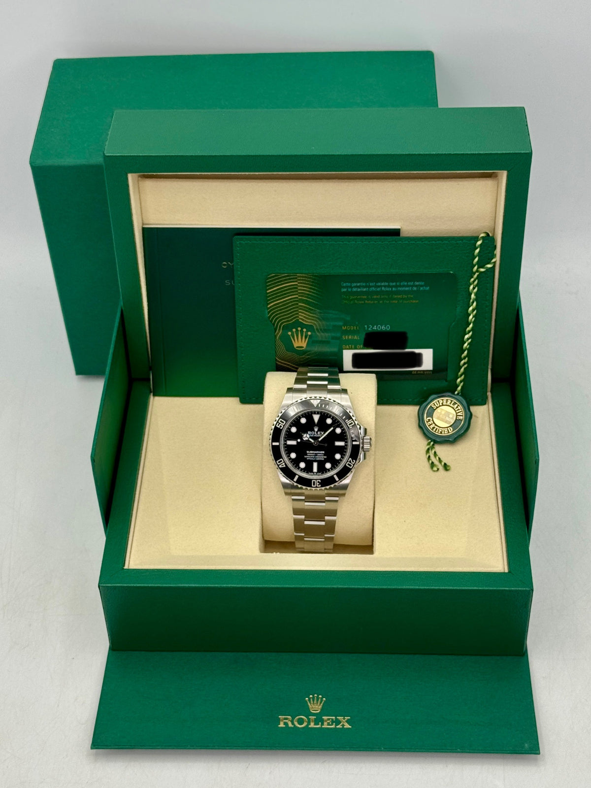 NEW 2026 Rolex Submariner 41mm 124060 Stainless Steel Black Dial (STICKERED) - MyWatchLLC