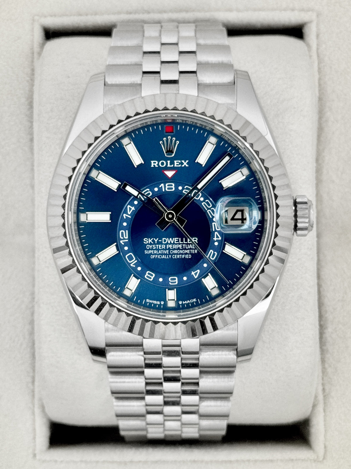 2024 Rolex Sky-Dweller 42mm 336934 Jubilee Blue Dial - MyWatchLLC