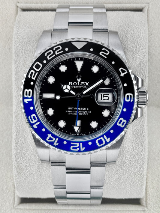 2023 Rolex GMT-Master II Batman 40mm 126710BLNR Oyster - MyWatchLLC