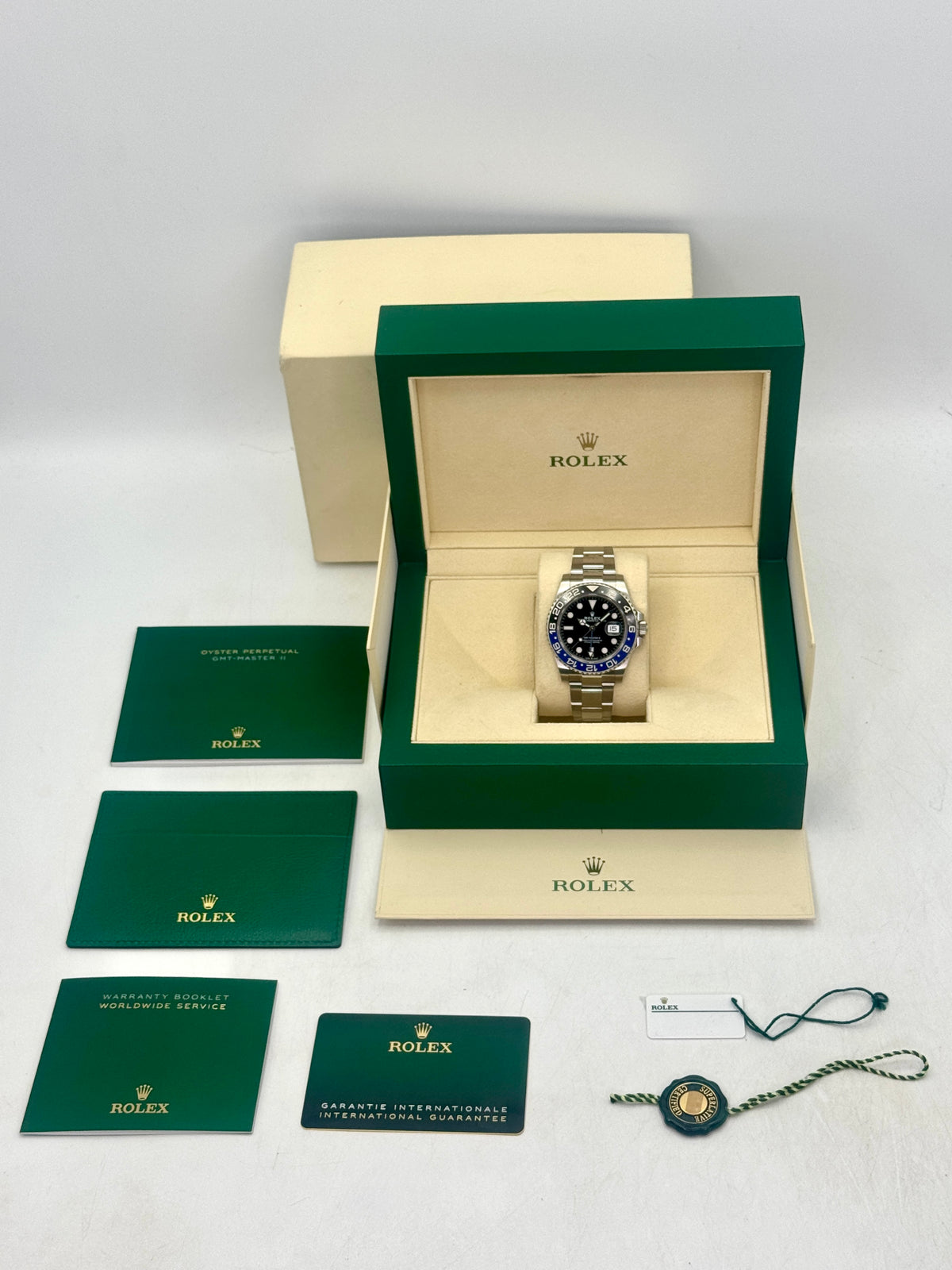 2023 Rolex GMT-Master II Batman 40mm 126710BLNR Oyster - MyWatchLLC