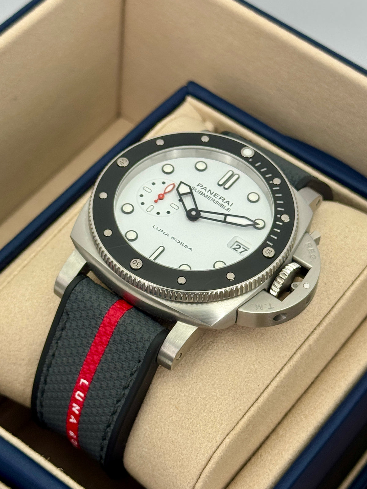 2025 Panerai Luminor Submersible 42mm PAM01579 Stainless Steel White Dial - MyWatchLLC