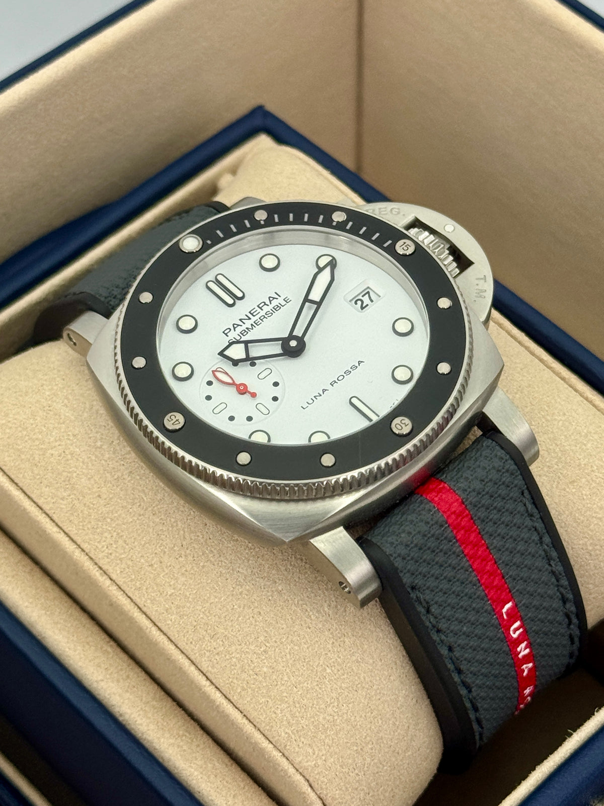 2025 Panerai Luminor Submersible 42mm PAM01579 Stainless Steel White Dial - MyWatchLLC