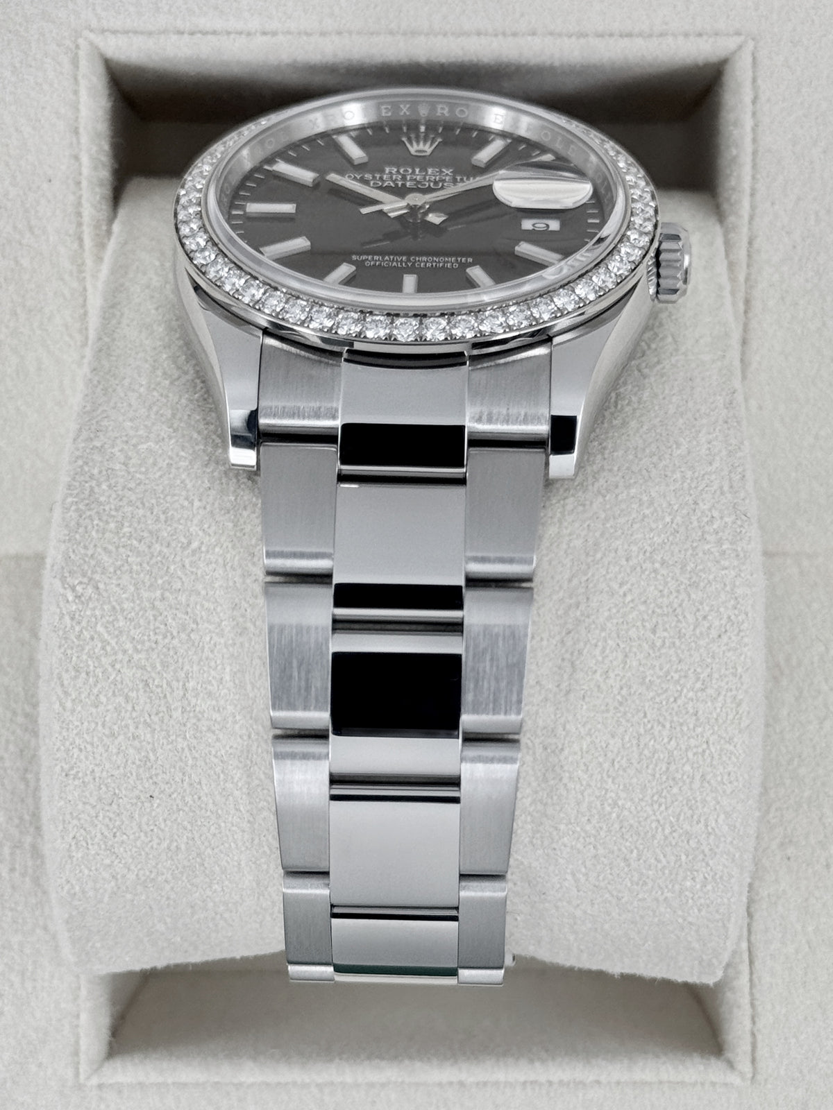 2022 Rolex Datejust 36mm 126284RBR Stainless Steel Oyster Black Dial - MyWatchLLC