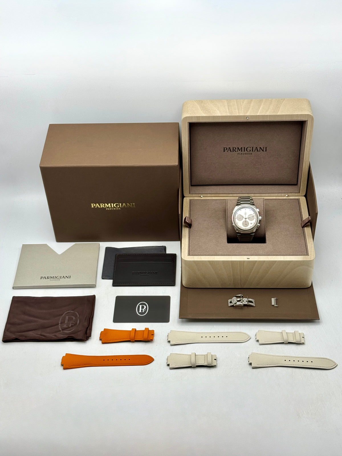 2026 Parmigiani Fleurier Tonda Pf Sport Chronograph 42mm PFS931 Silver Dial - MyWatchLLC