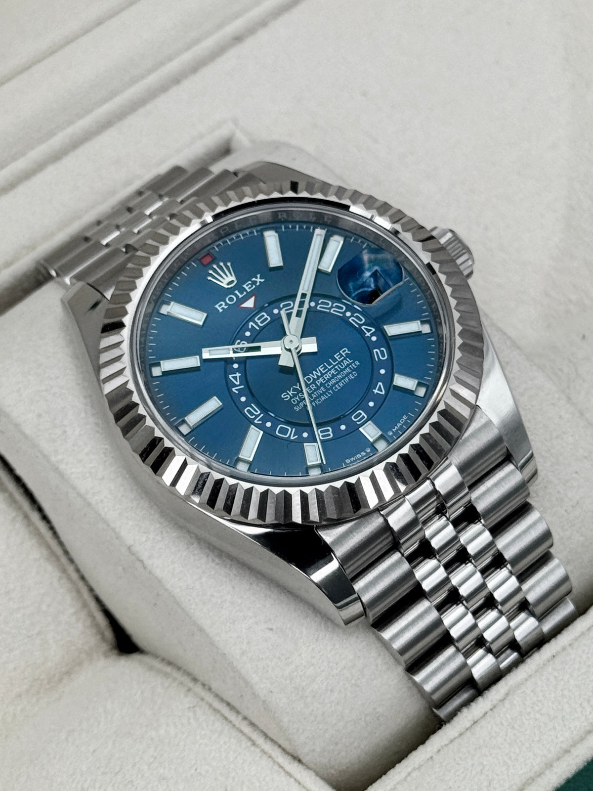 2024 Rolex Sky-Dweller 42mm 336934 Jubilee Blue Dial - MyWatchLLC