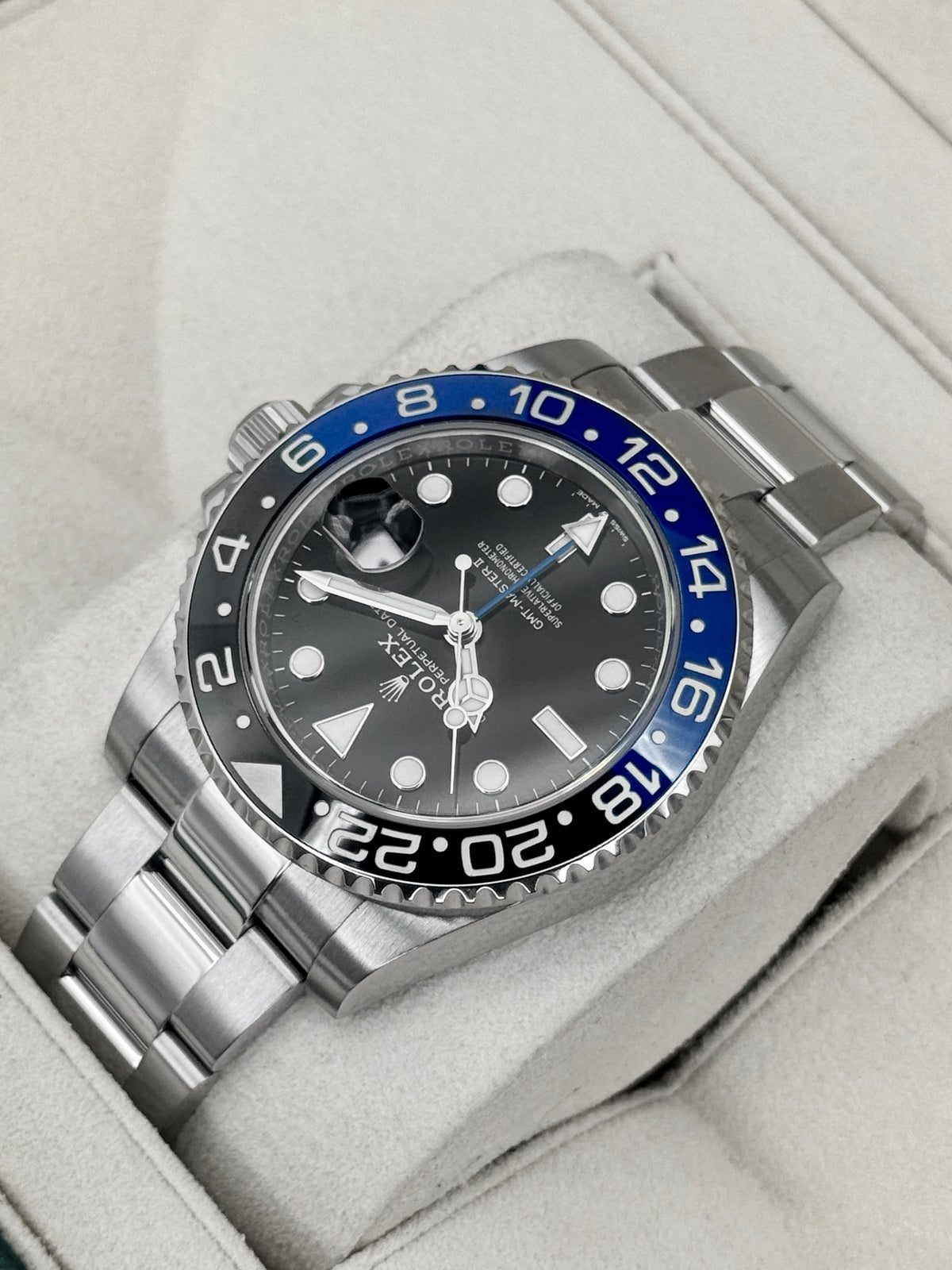 2023 Rolex GMT-Master II Batman 40mm 126710BLNR Oyster - MyWatchLLC