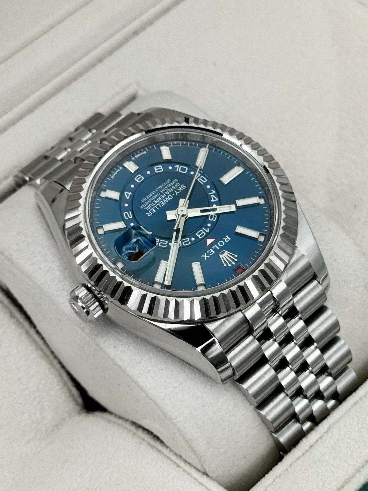 2024 Rolex Sky-Dweller 42mm 336934 Jubilee Blue Dial - MyWatchLLC