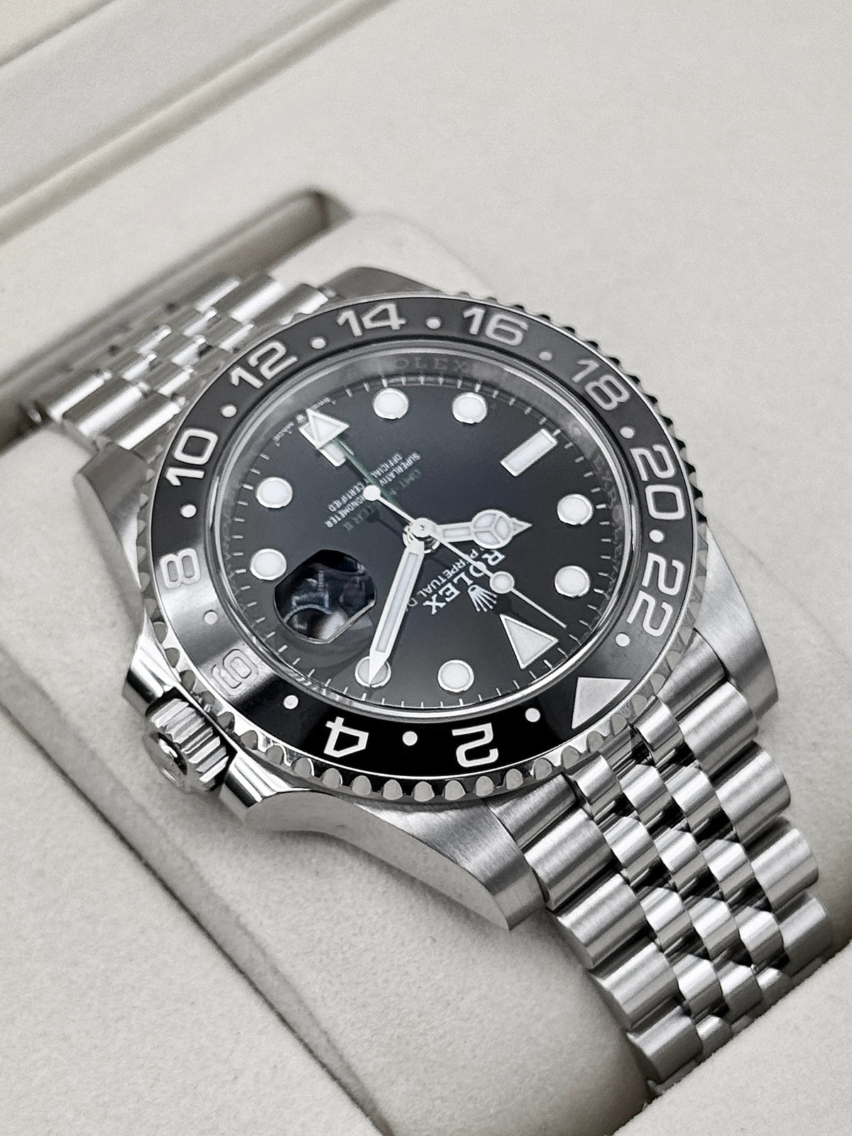 2026 Rolex GMT-Master II "Bruce Wayne" 40mm 126710GRNR Jubilee - MyWatchLLC