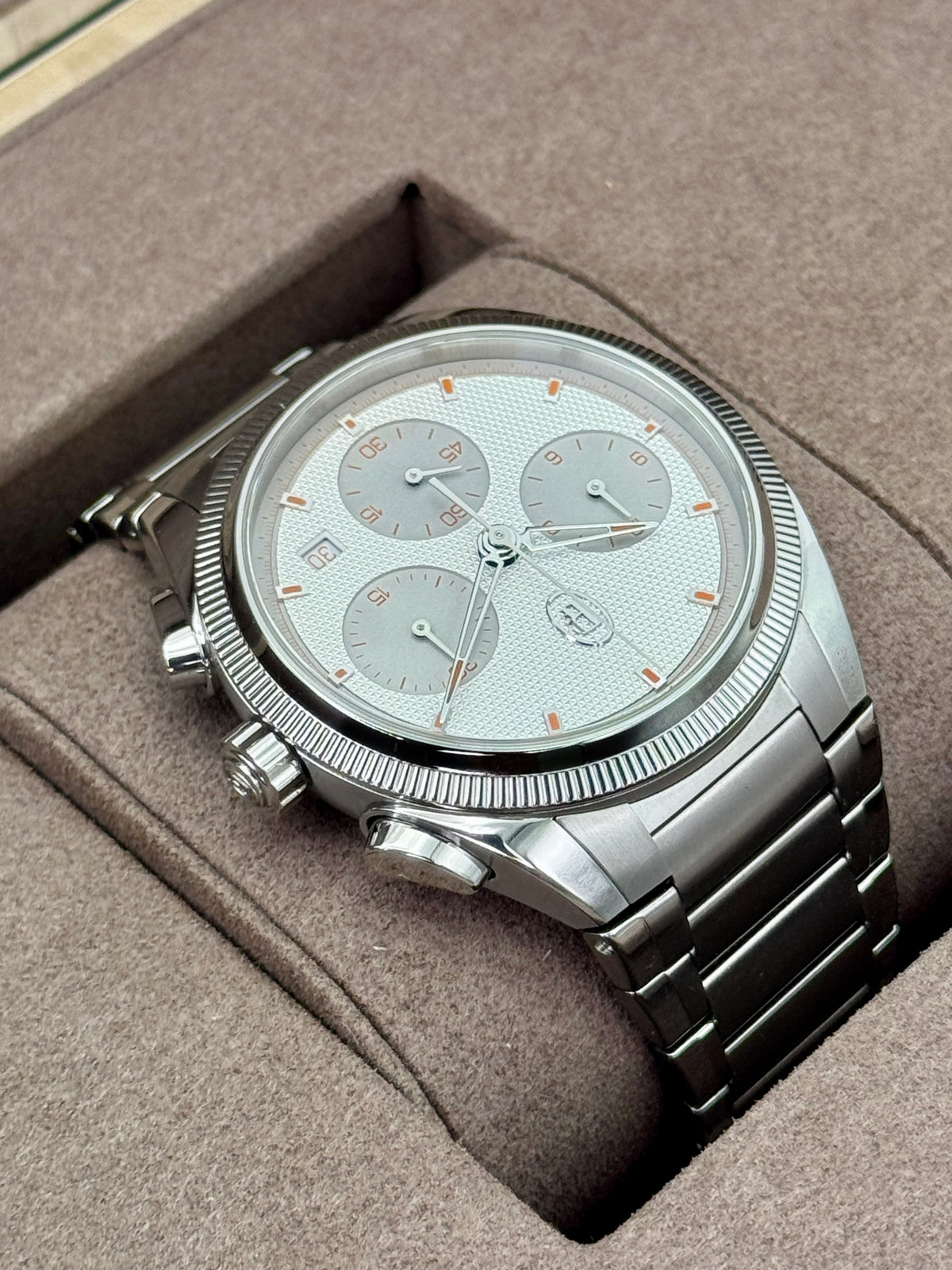 2026 Parmigiani Fleurier Tonda Pf Sport Chronograph 42mm PFS931 Silver Dial - MyWatchLLC