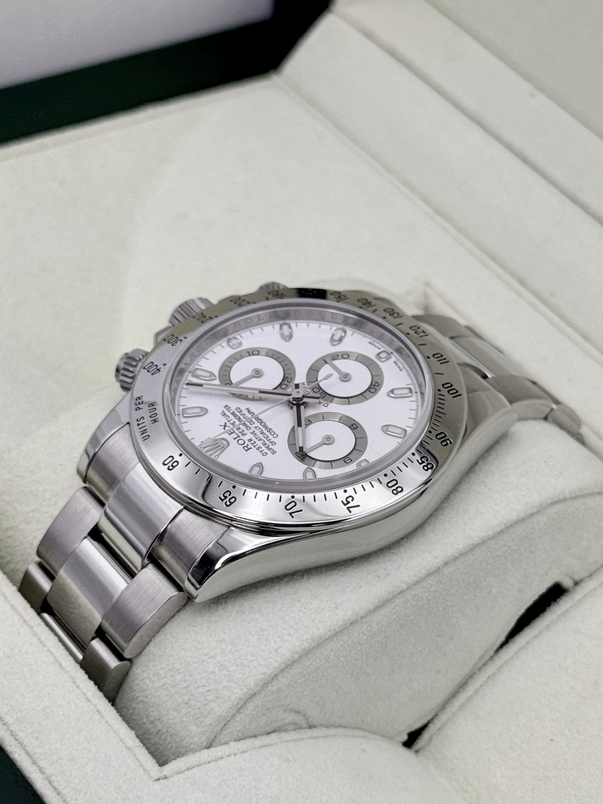 2012 Rolex Daytona 40mm 116520 Stainless Steel White Dial (Collectors Set) - MyWatchLLC