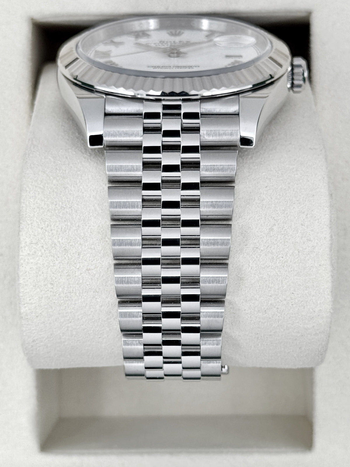 NEW 2026 Rolex Datejust 41mm 126334 Stainless Steel Jubilee White Roman Numeral Dial (STICKERED) - MyWatchLLC