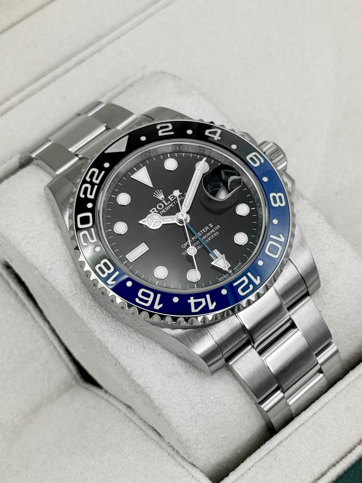 2023 Rolex GMT-Master II Batman 40mm 126710BLNR Oyster - MyWatchLLC