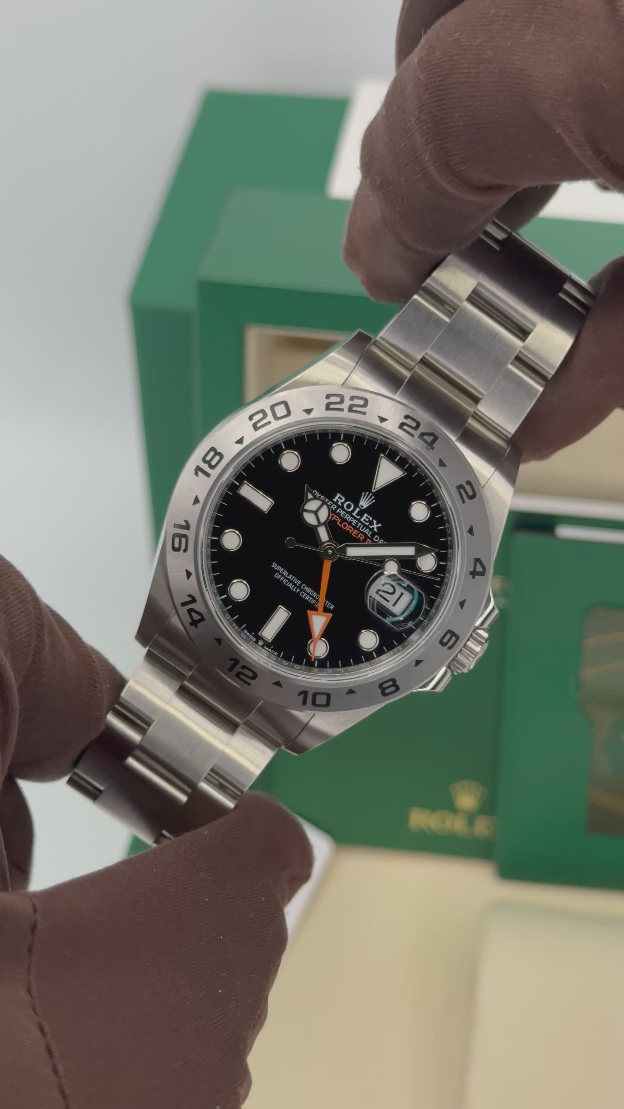 NEW 2025 Rolex Explorer II 42mm 226570 Black Dial