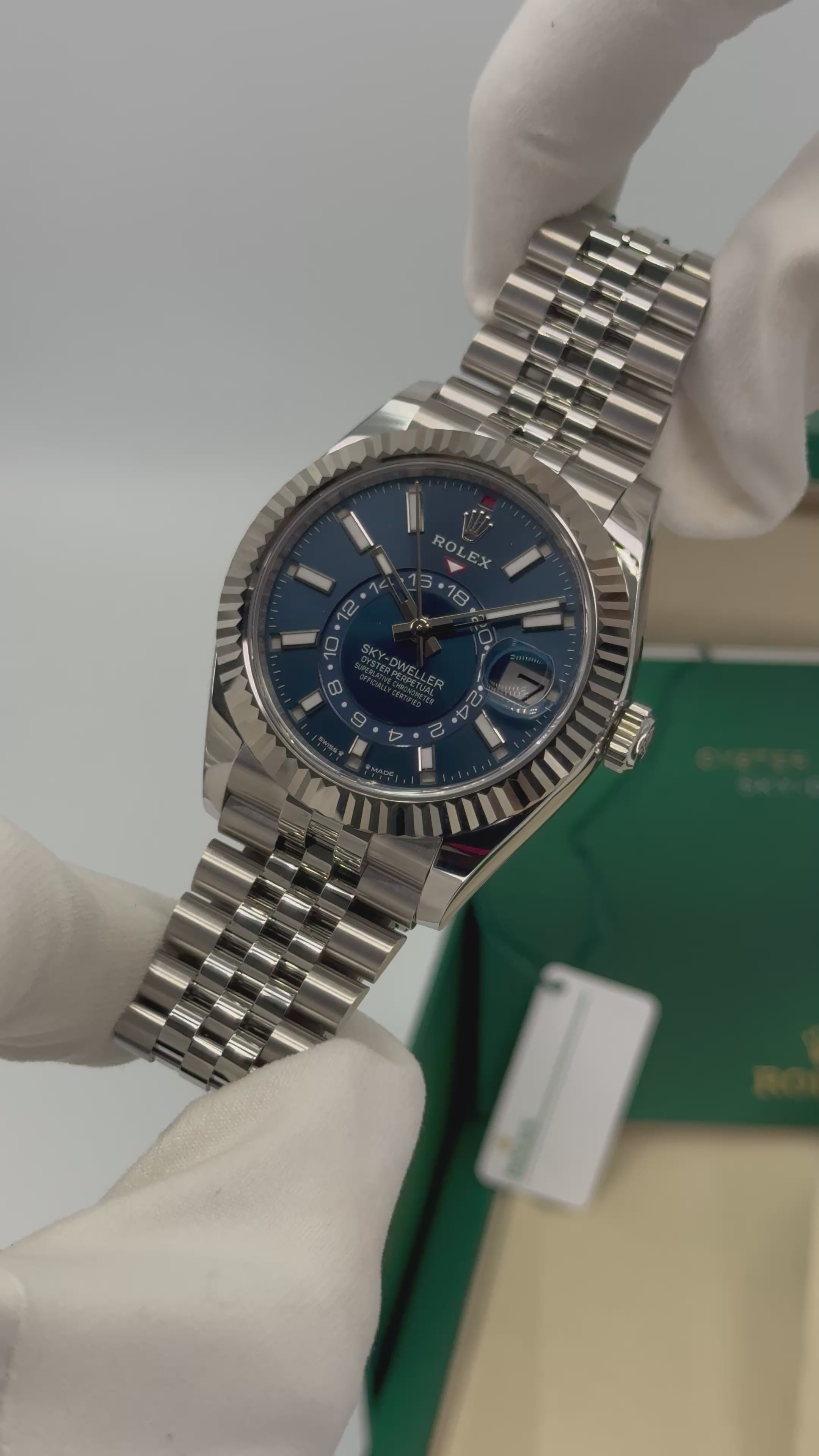 NEW 2025 Rolex Sky-Dweller 42mm 336934 Jubilee Blue Dial