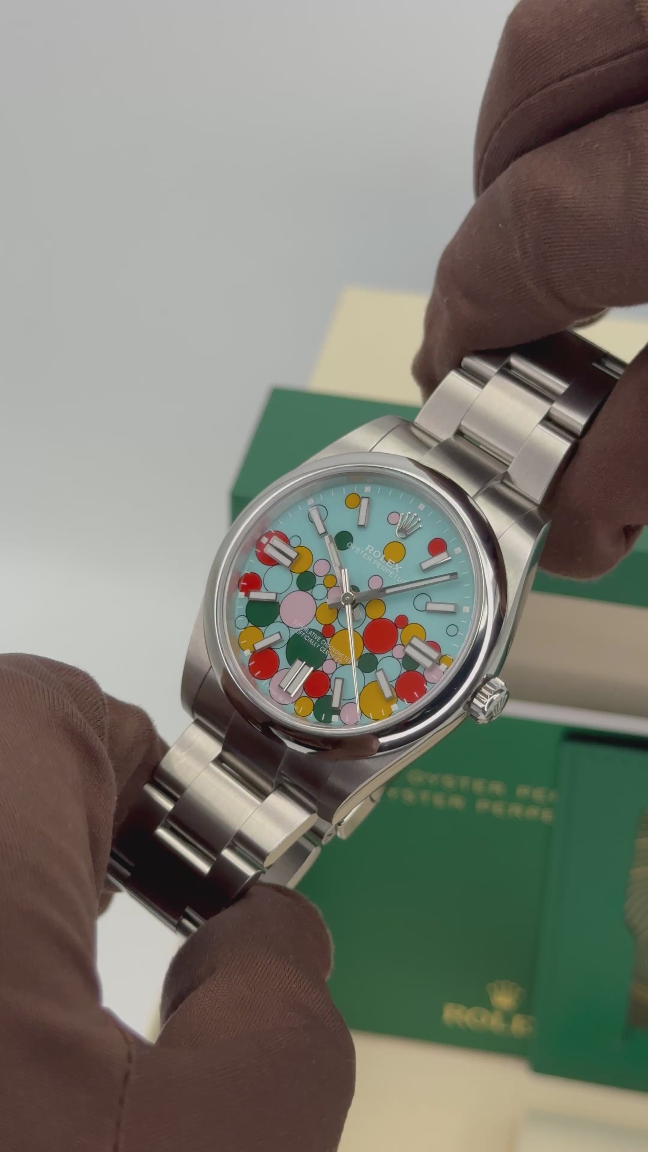 2024 Rolex Oyster Perpetual 41mm 124300 Celebration Dial