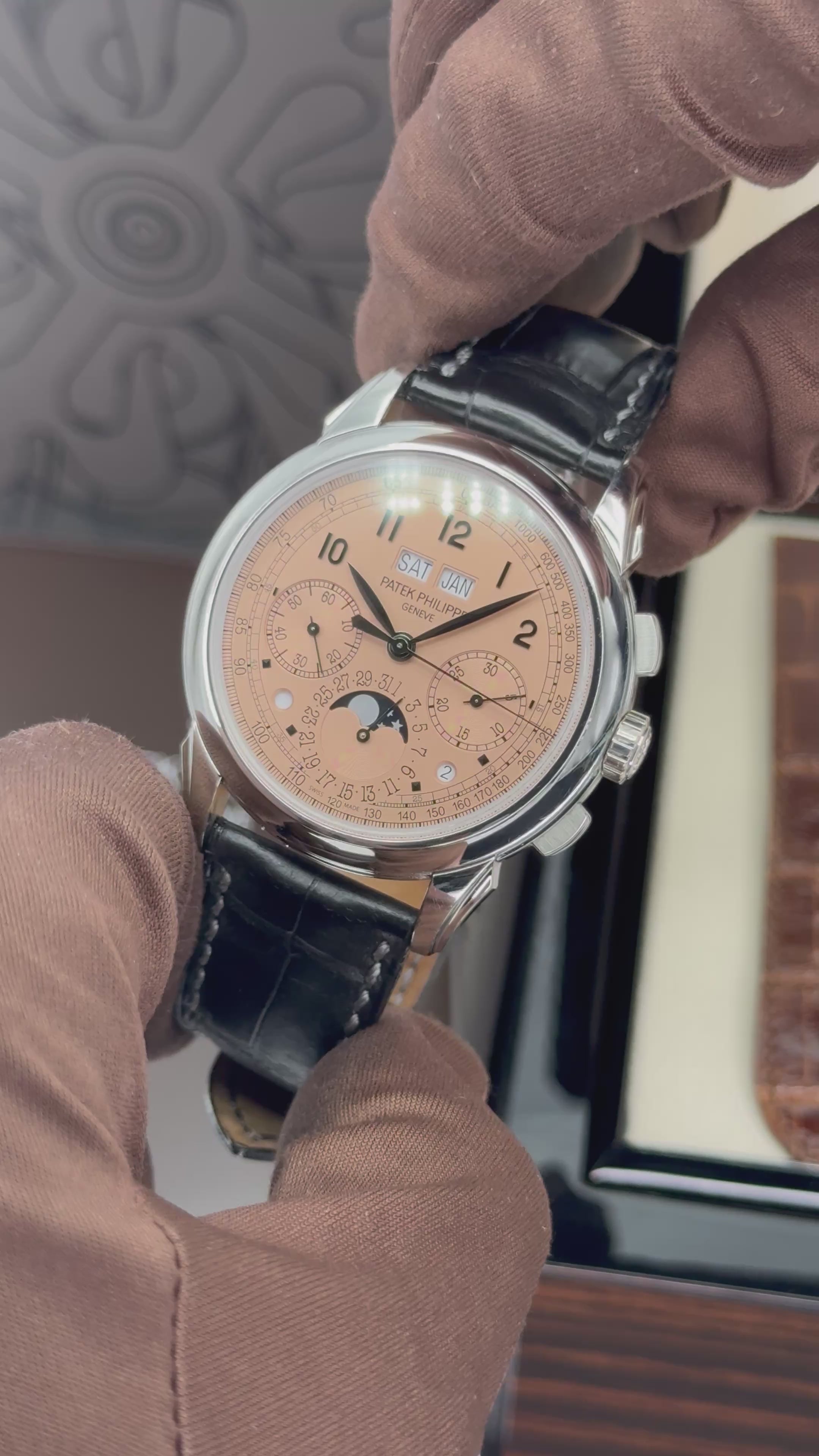 2021 Patek Philippe 5270P Perpetual Calendar Chronograph Salmon Dial