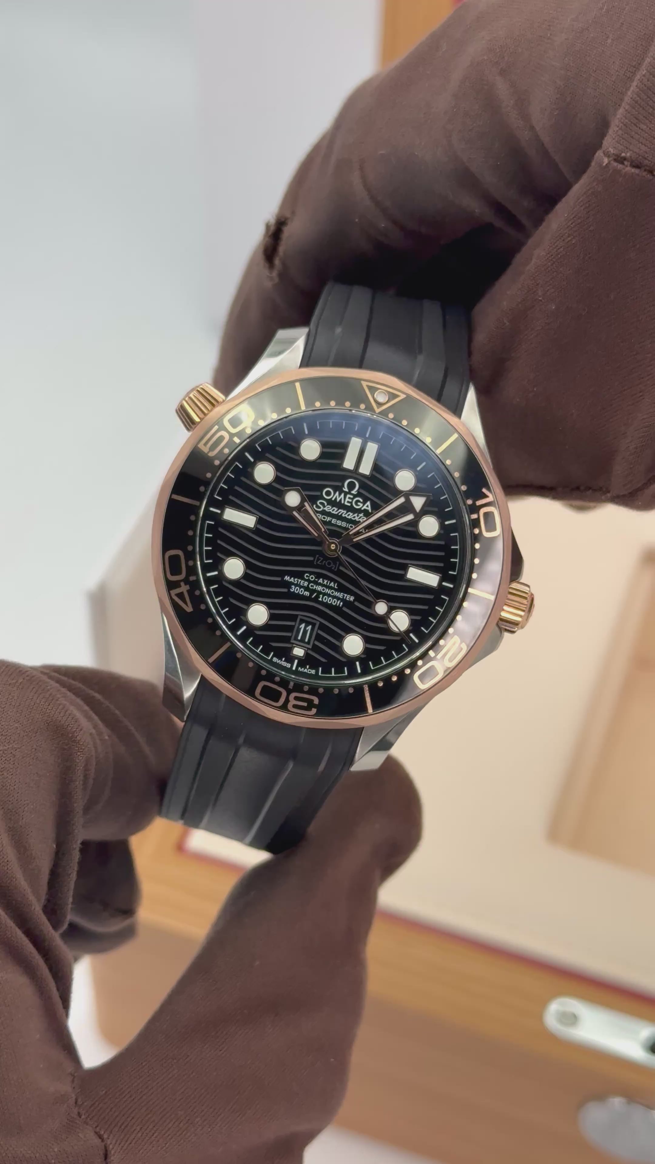 NEW 2026 Omega Seamaster Diver 300M 42mm 210.22.42.20.01.002 Black Dia
