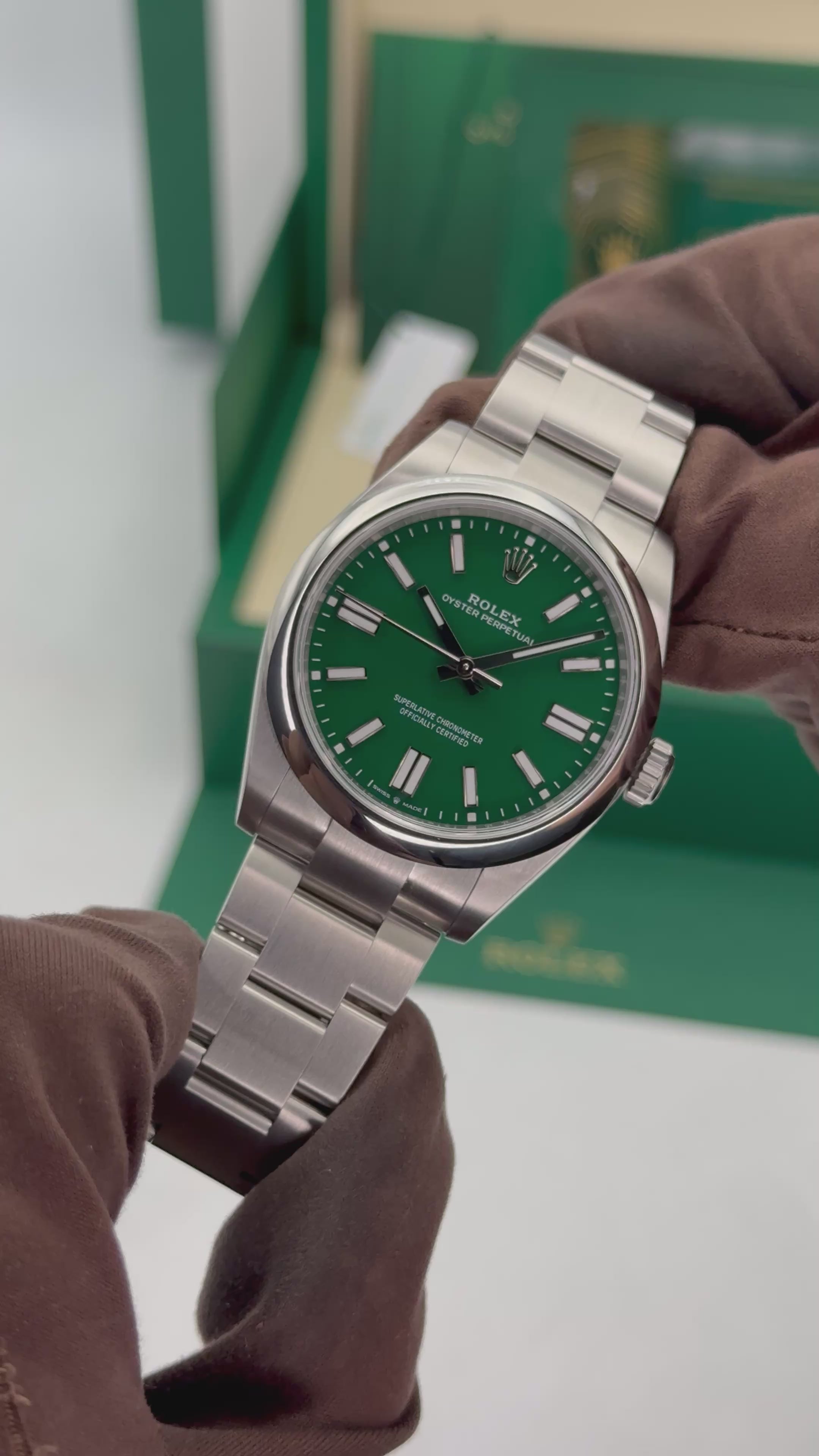 NEW 2026 Rolex Oyster Perpetual 41mm 134300 Green Dial