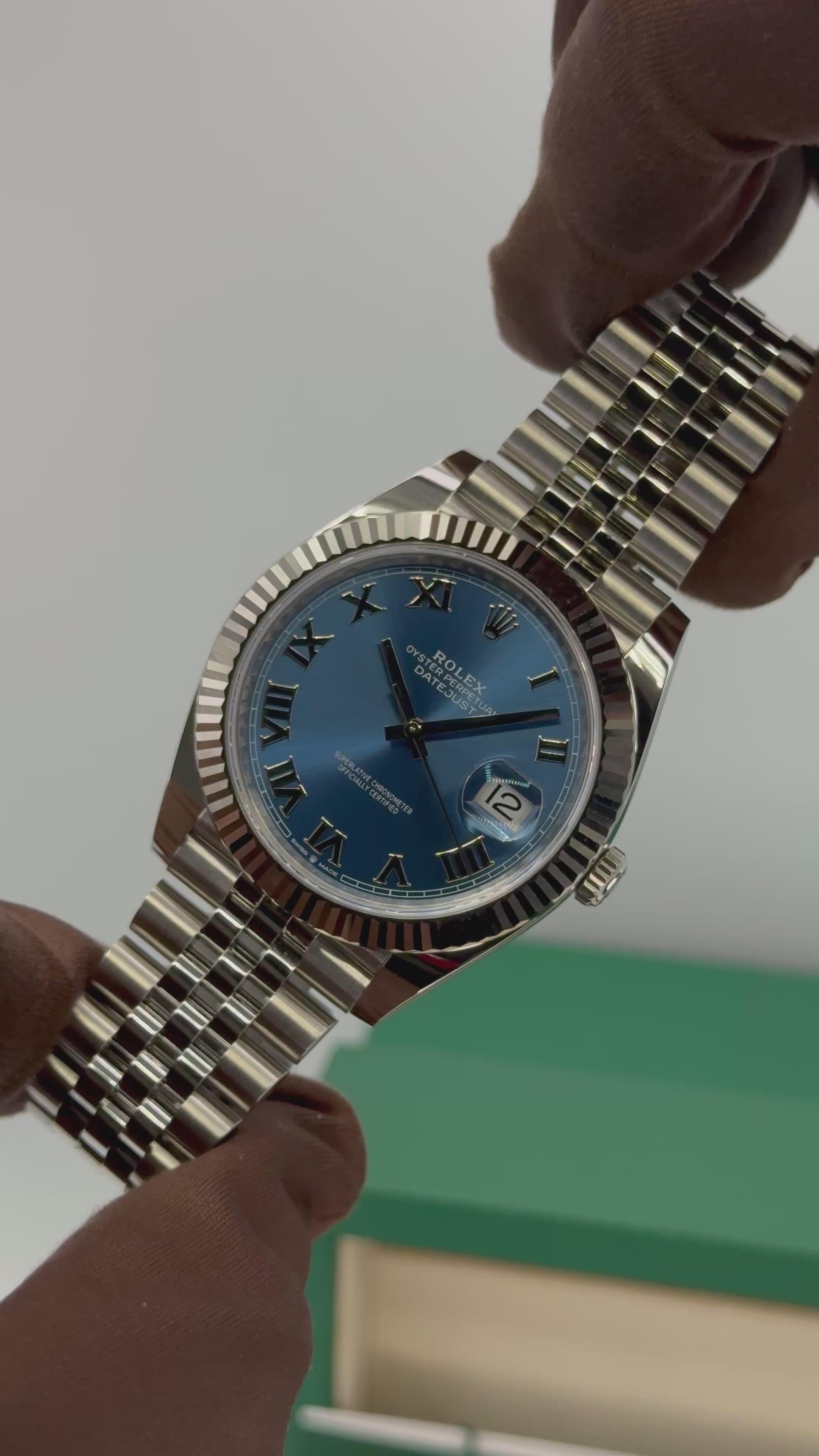 NEW 2025 Rolex Datejust 41mm 126334 Jubilee Azzurro-Blue Dial