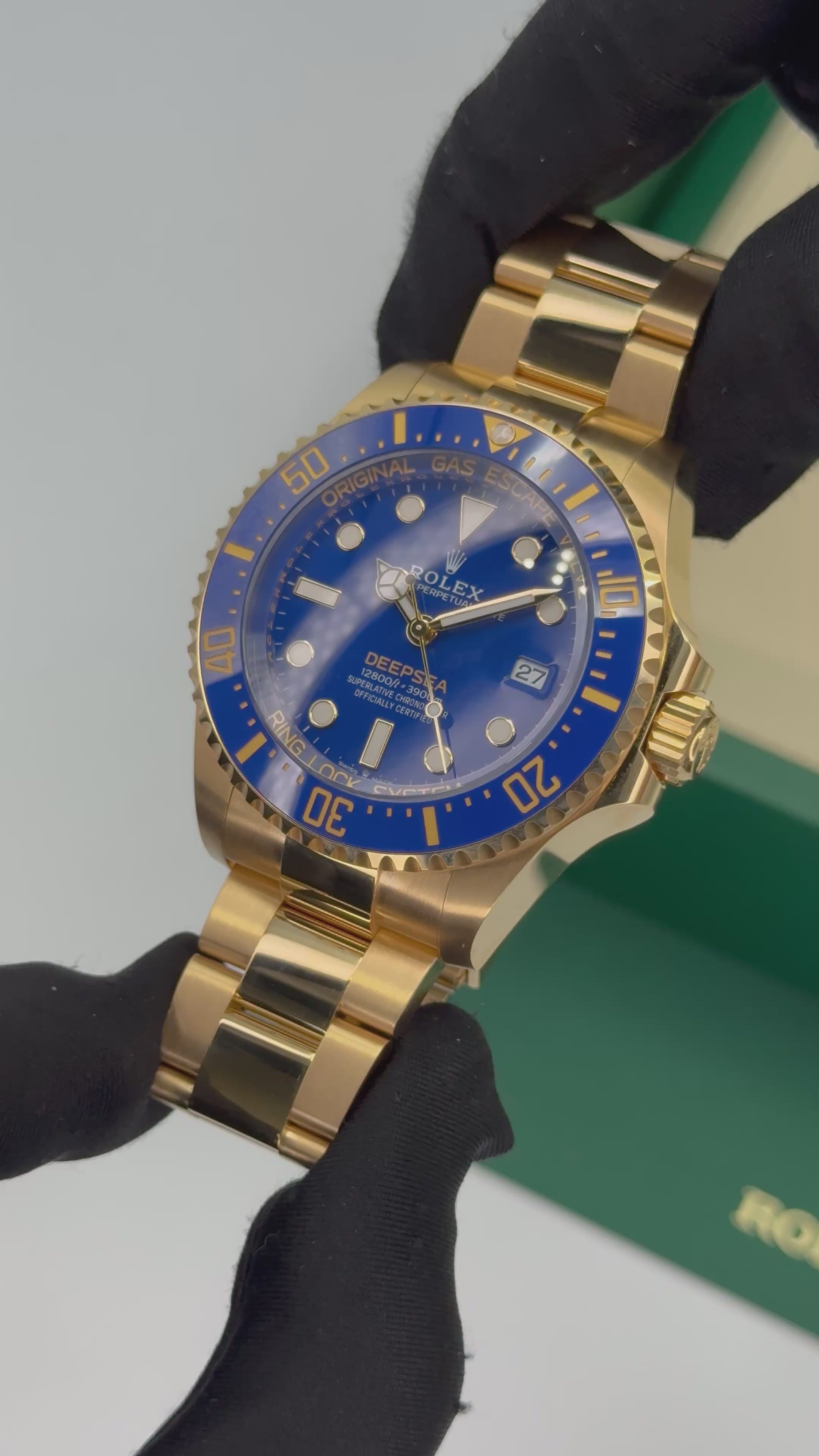 NEW 2025 Rolex Deepsea 44mm 136668LB Yellow Gold Blue Dial