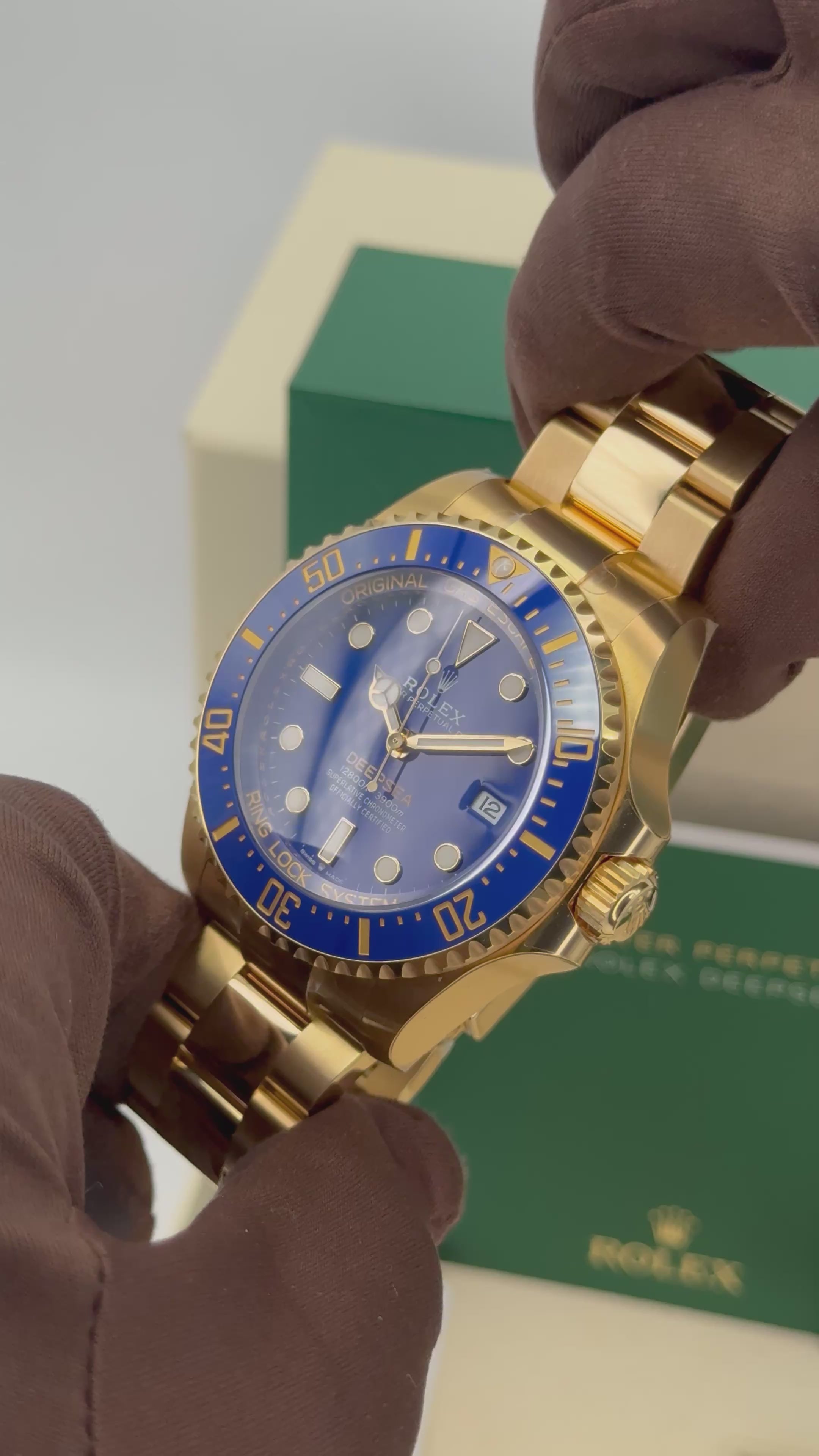 NEW 2025 Rolex Deepsea 44mm 136668LB Yellow Gold Blue Dial (STICKERED)
