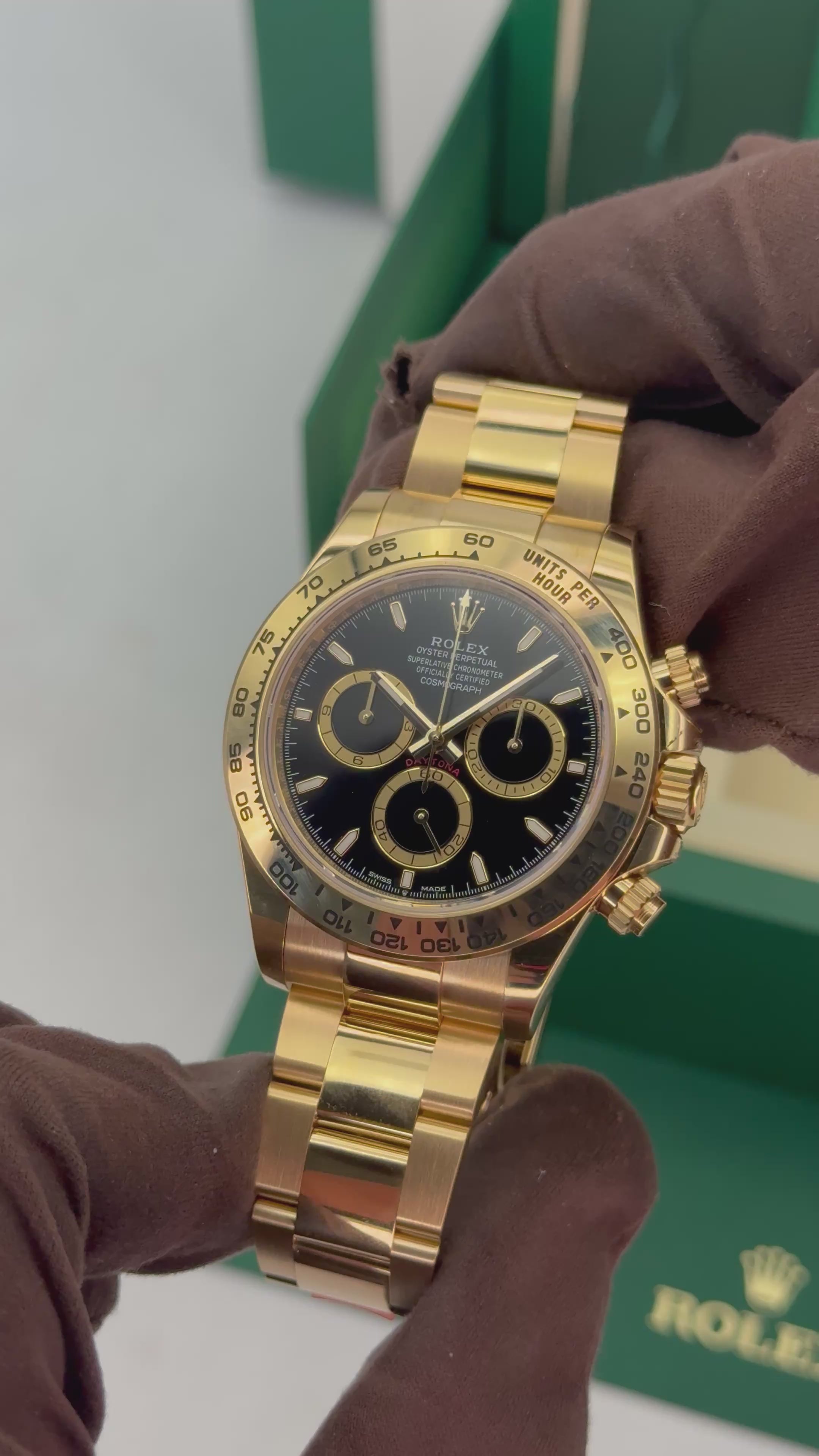 NEW 2026 Rolex Daytona 40mm 126508 18K Yellow Gold Black Dial