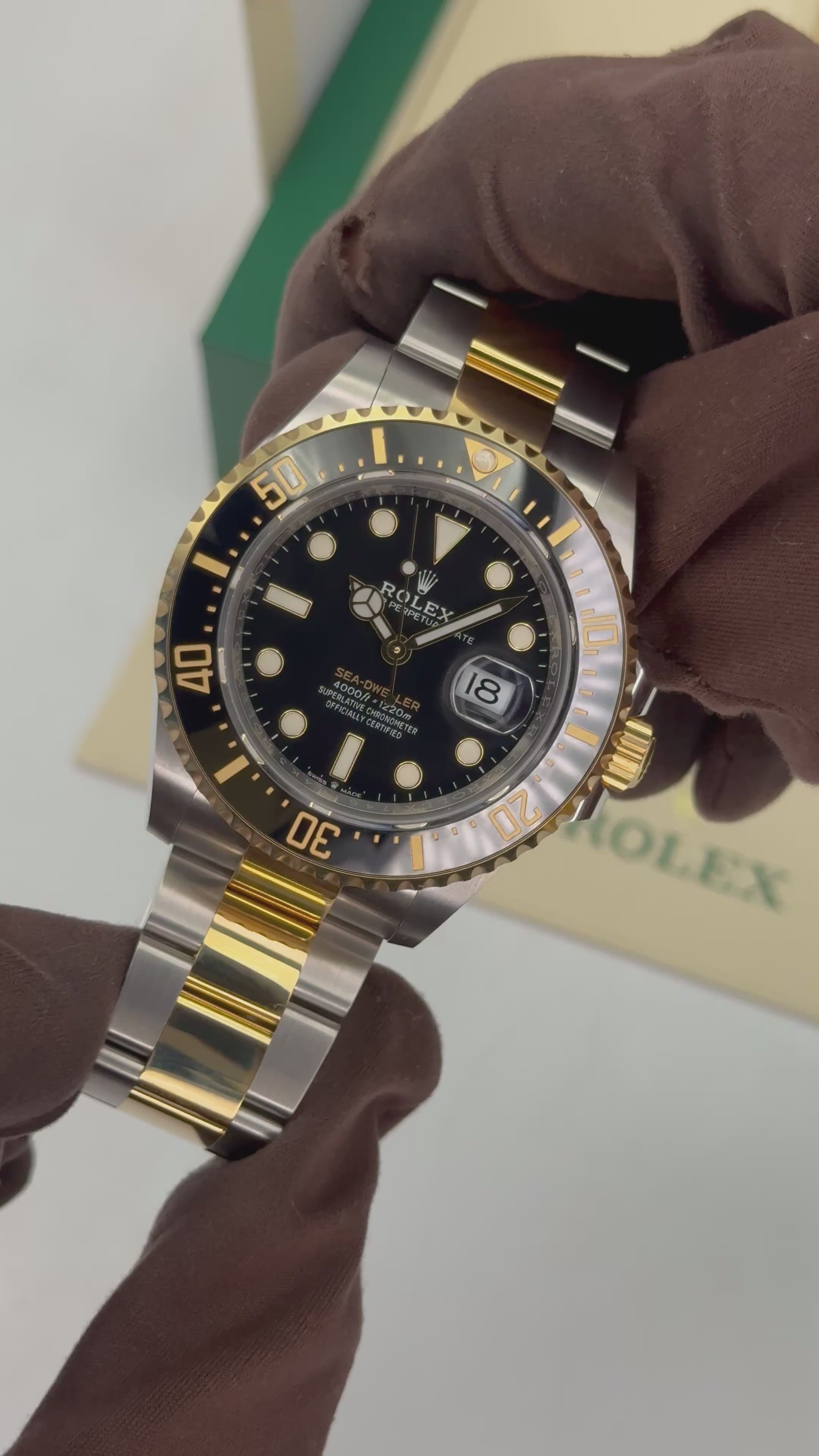 NEW 2022 Rolex Sea-Dweller 43mm 126603 Two-Tone Black Dial