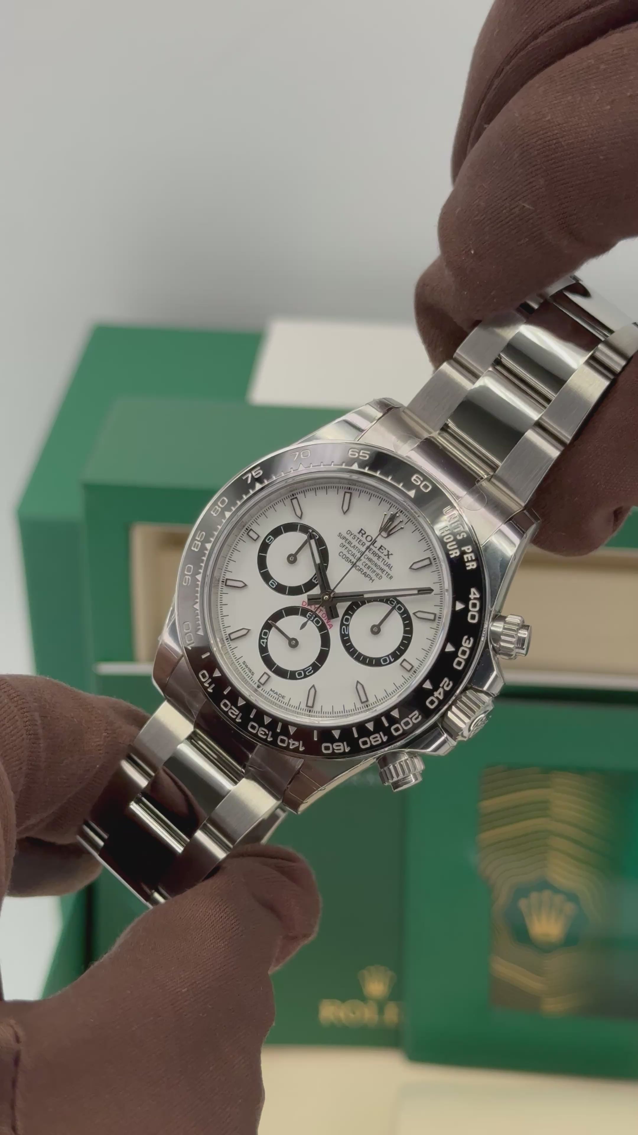 NEW 2025 Rolex Daytona 40mm 126500LN Stainless Steel Panda Dial