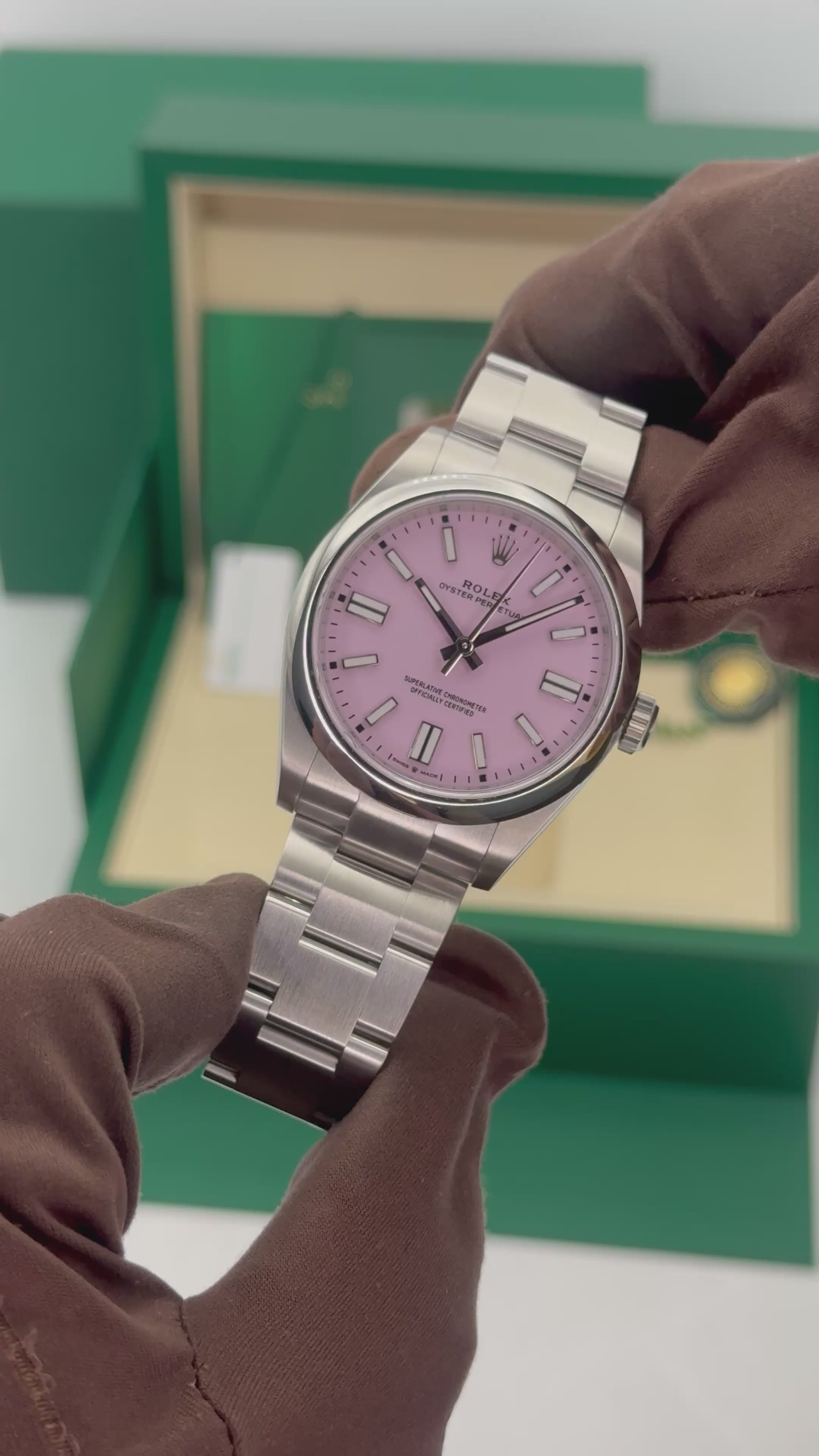 2026 Rolex Oyster Perpetual 41mm 134300 Candy Pink Dial