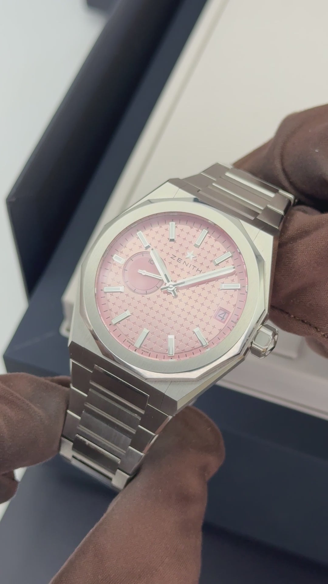 Zenith Defy Skyline 41mm 03.9301.3620/18.I001 Stainless Steel Pink Dia