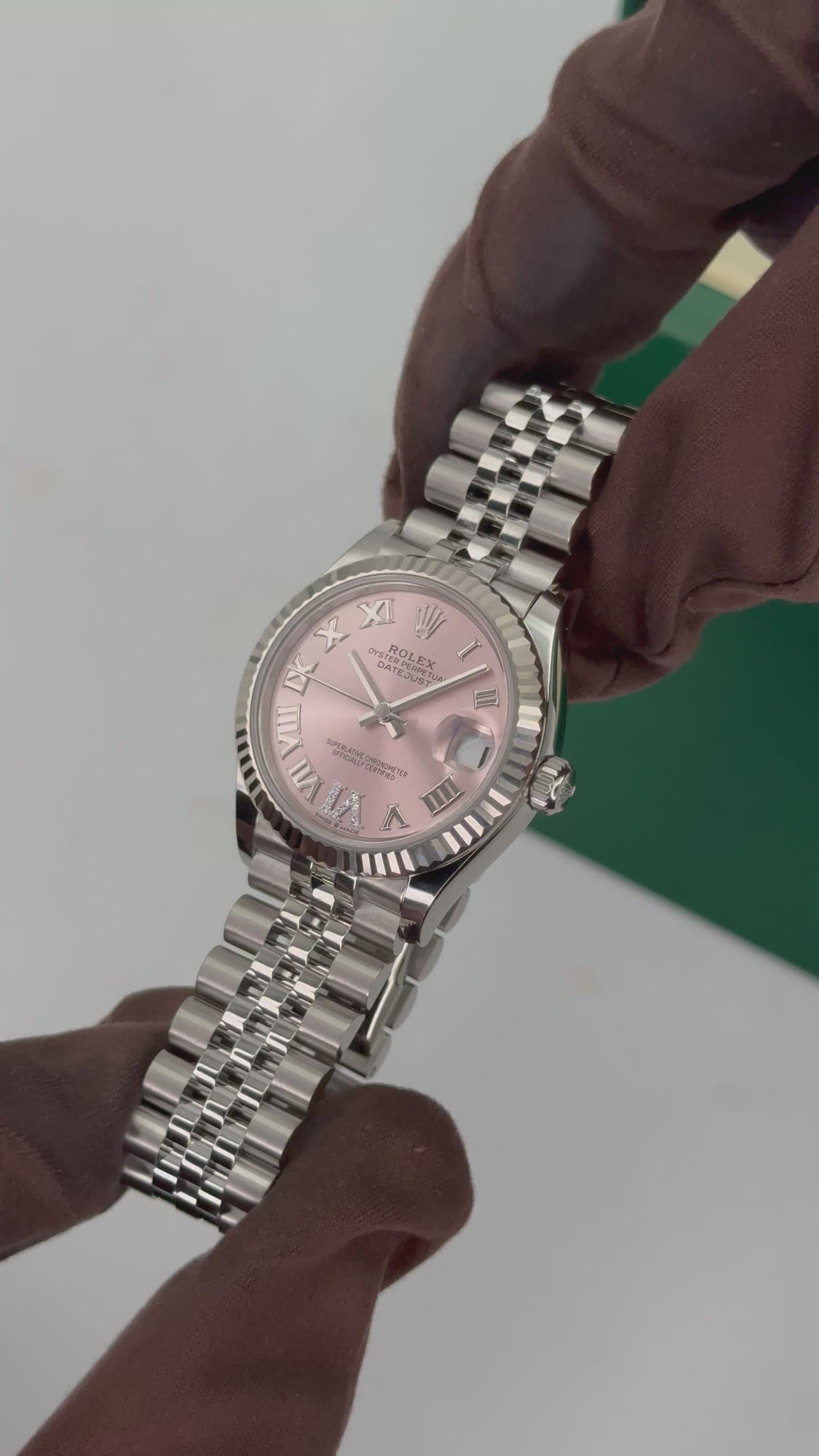 NEW 2025 Rolex Datejust 31mm 278274 Stainless Steel Jubilee Pink Dial