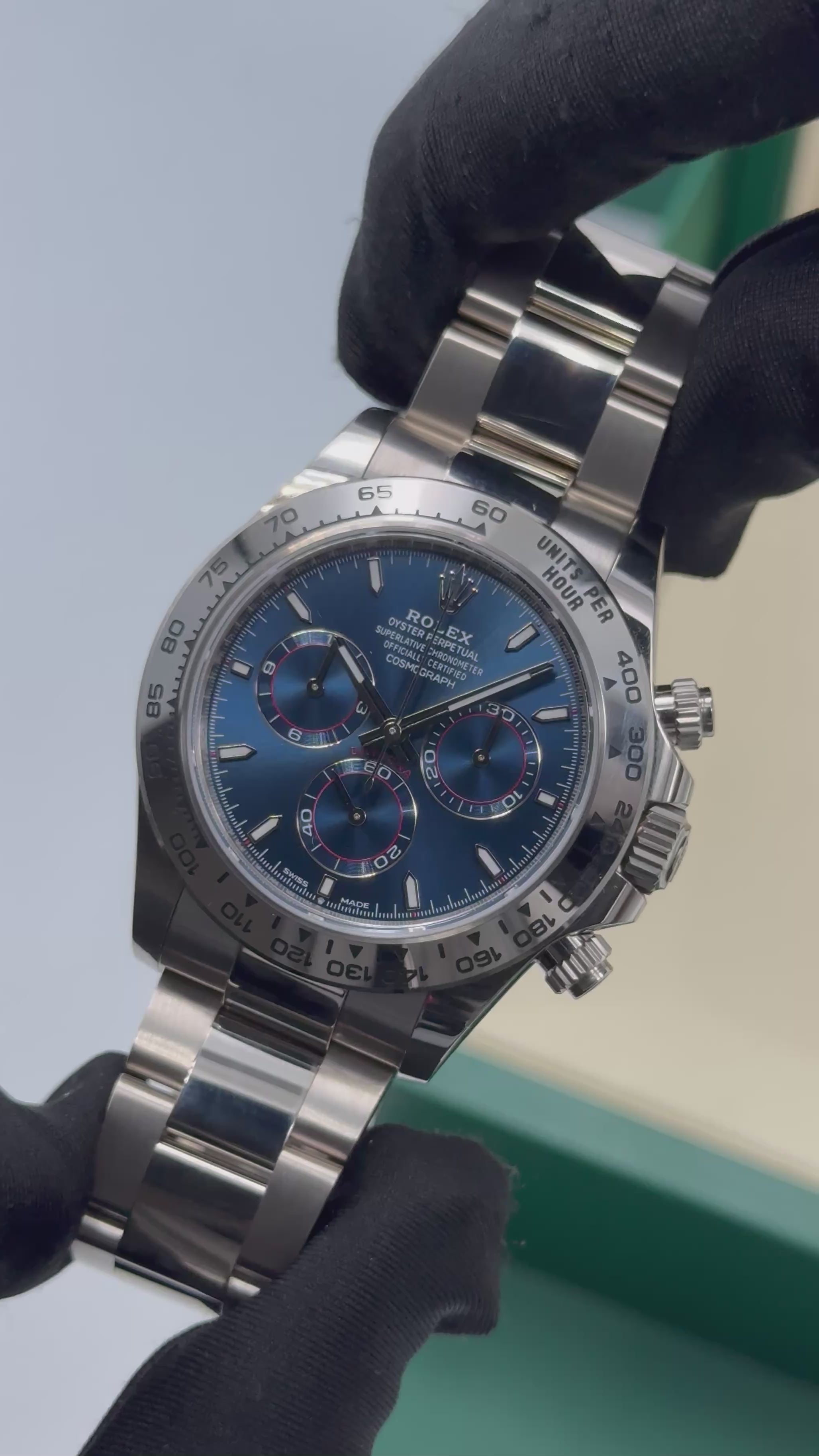 NEW 2025 Rolex Daytona 40mm 126509 White Gold Blue Dial