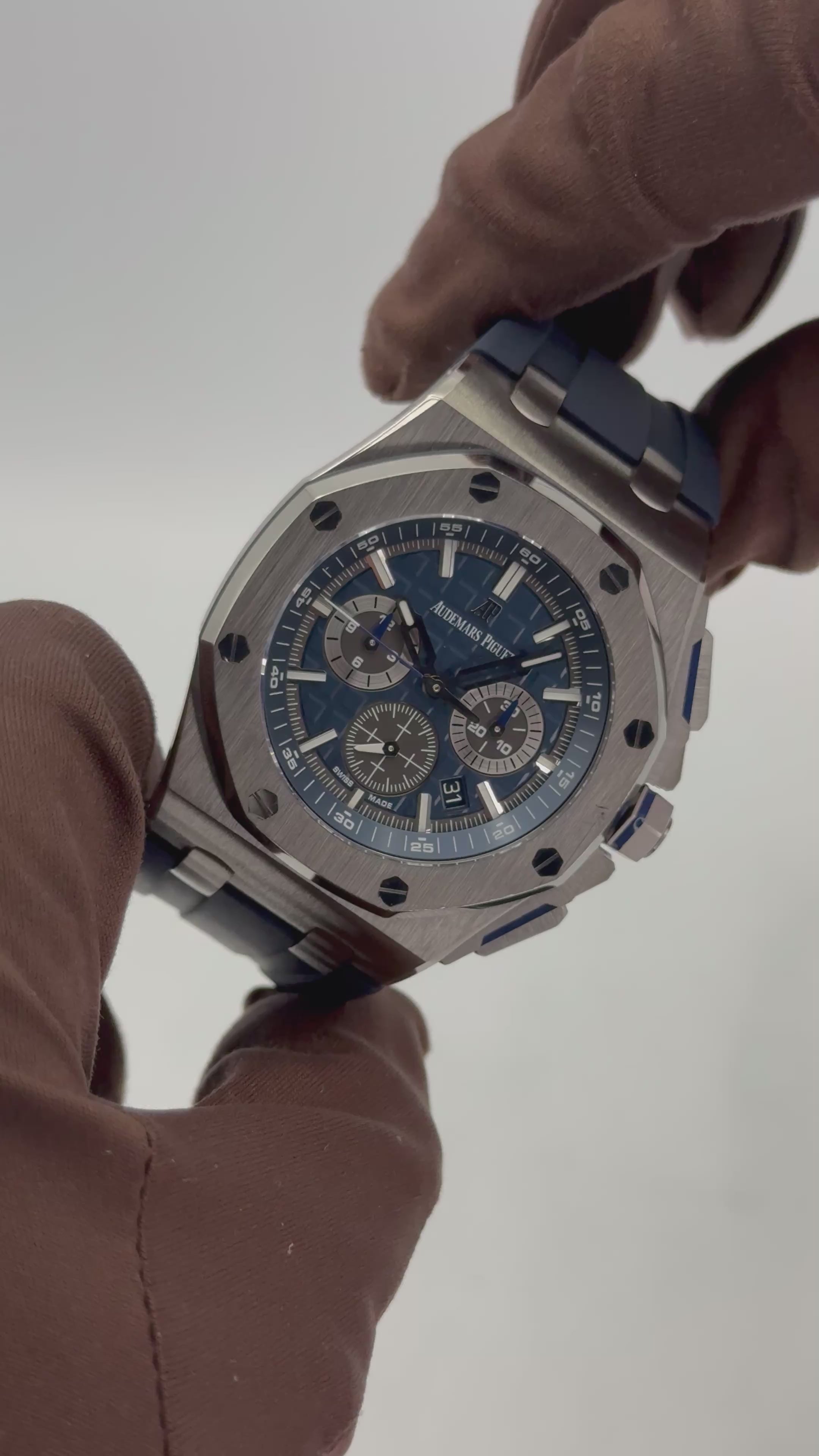 Audemars Piguet Royal Oak Offshore 42mm 26480TI Titanium Blue Dial