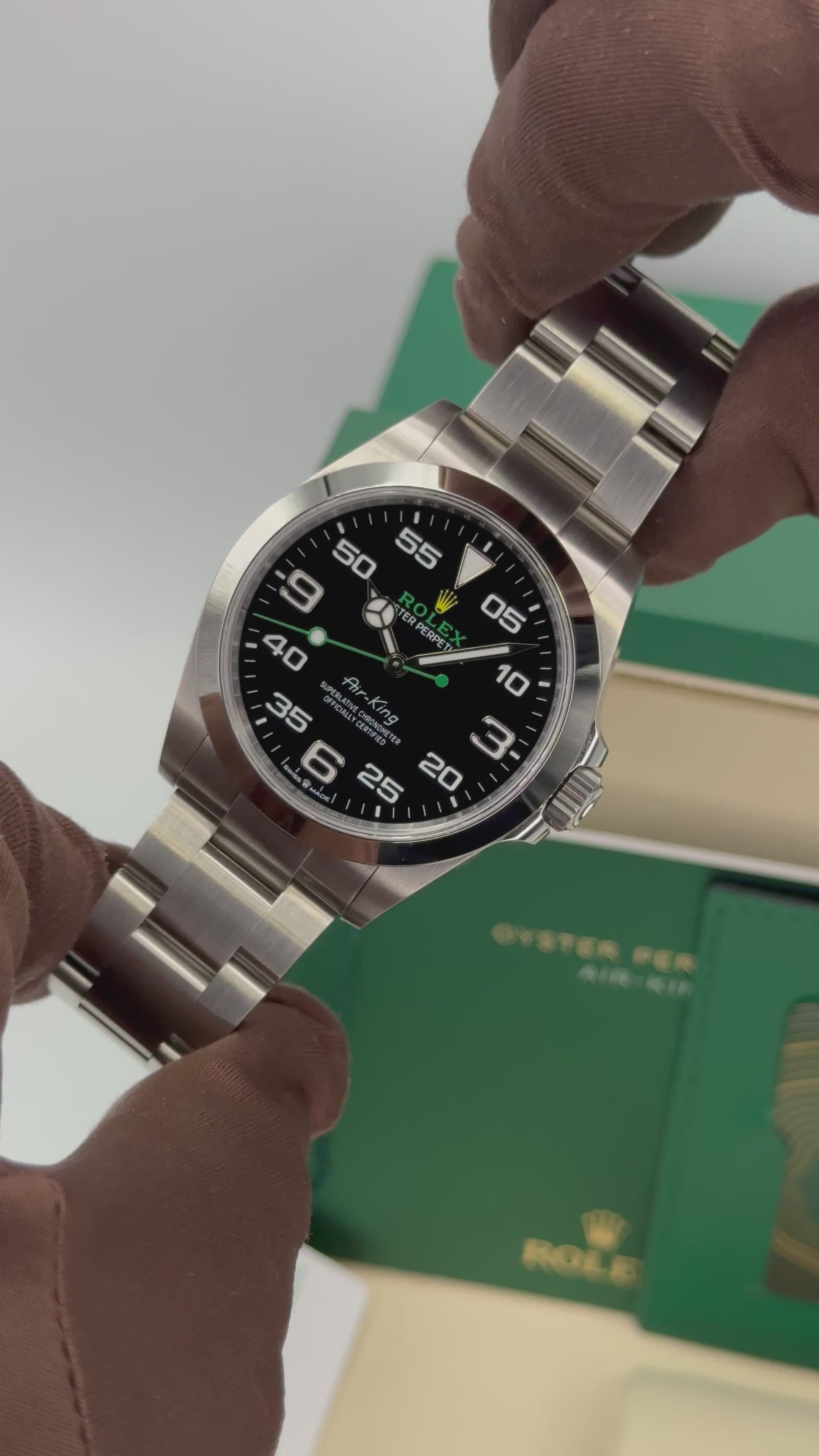 NEW 2026 Rolex Air-King 40mm 126900 Stainless Steel Black Dial