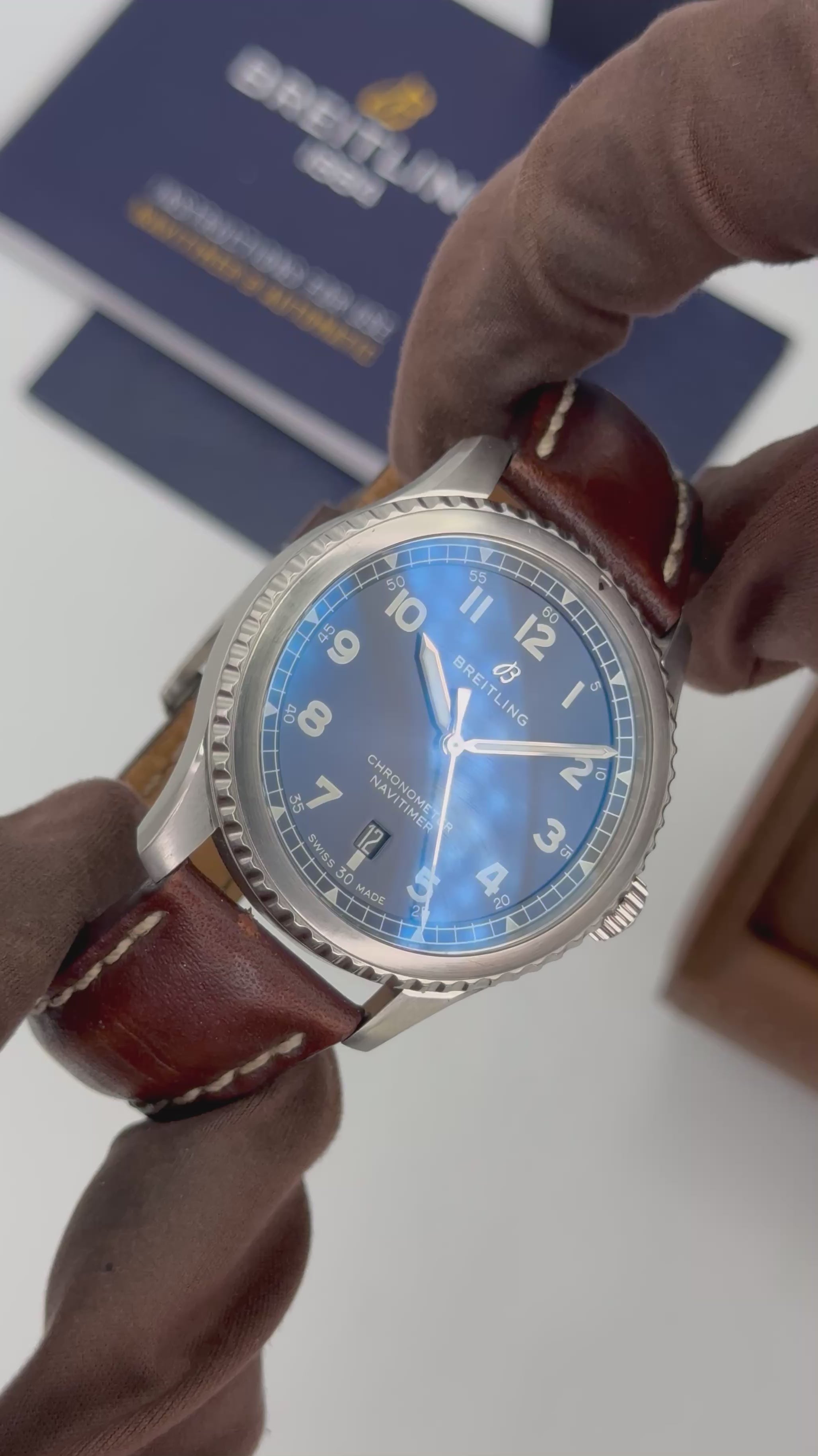 Breitling Navitimer 8 Automatic 41mm A17314101C1A1 Blue Dial