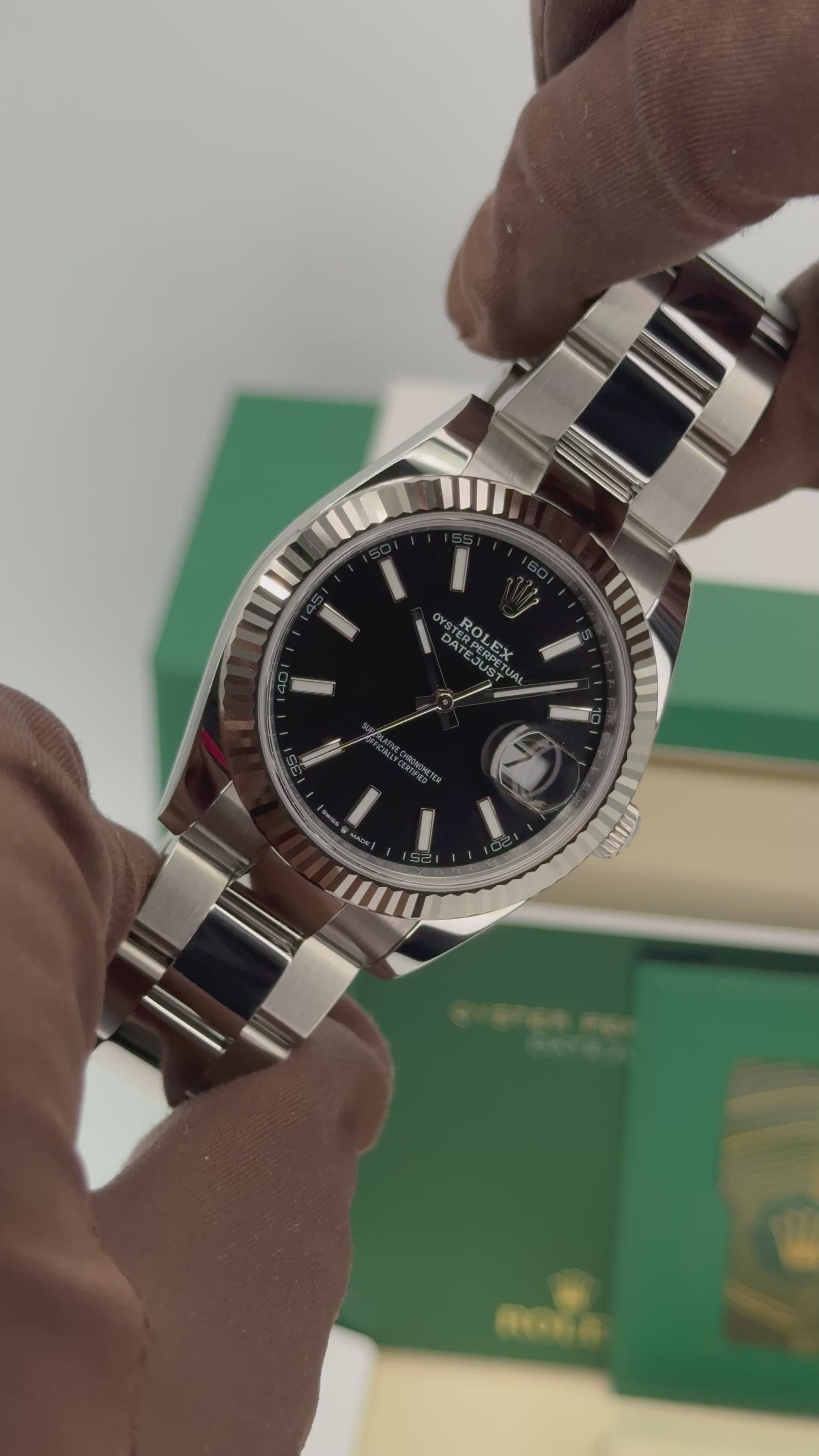 NEW 2025 Rolex Datejust 41mm 126334 Oyster Black Dial