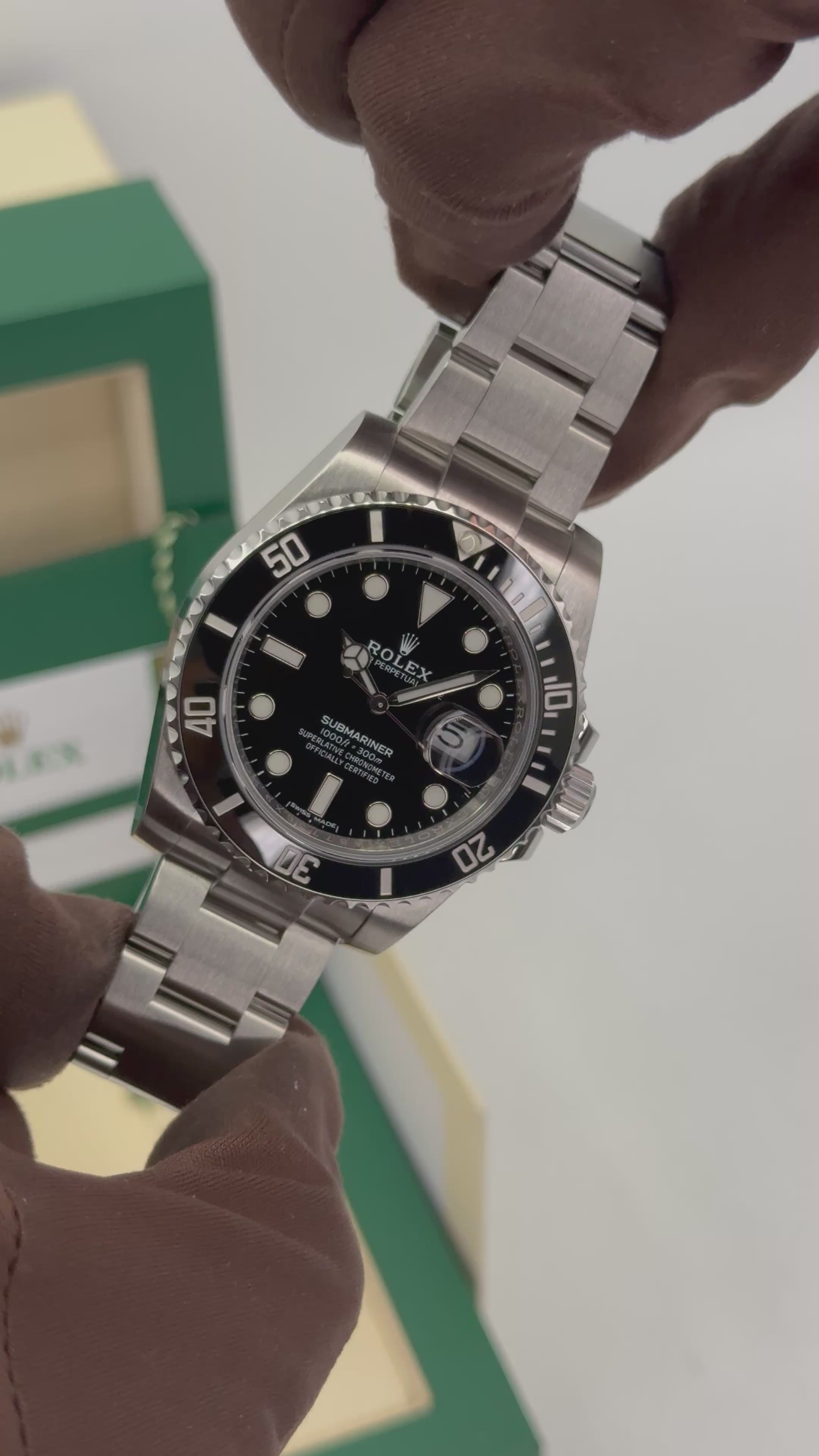 2020 Rolex Submariner 40mm 116610LN Stainless Steel Black Dial